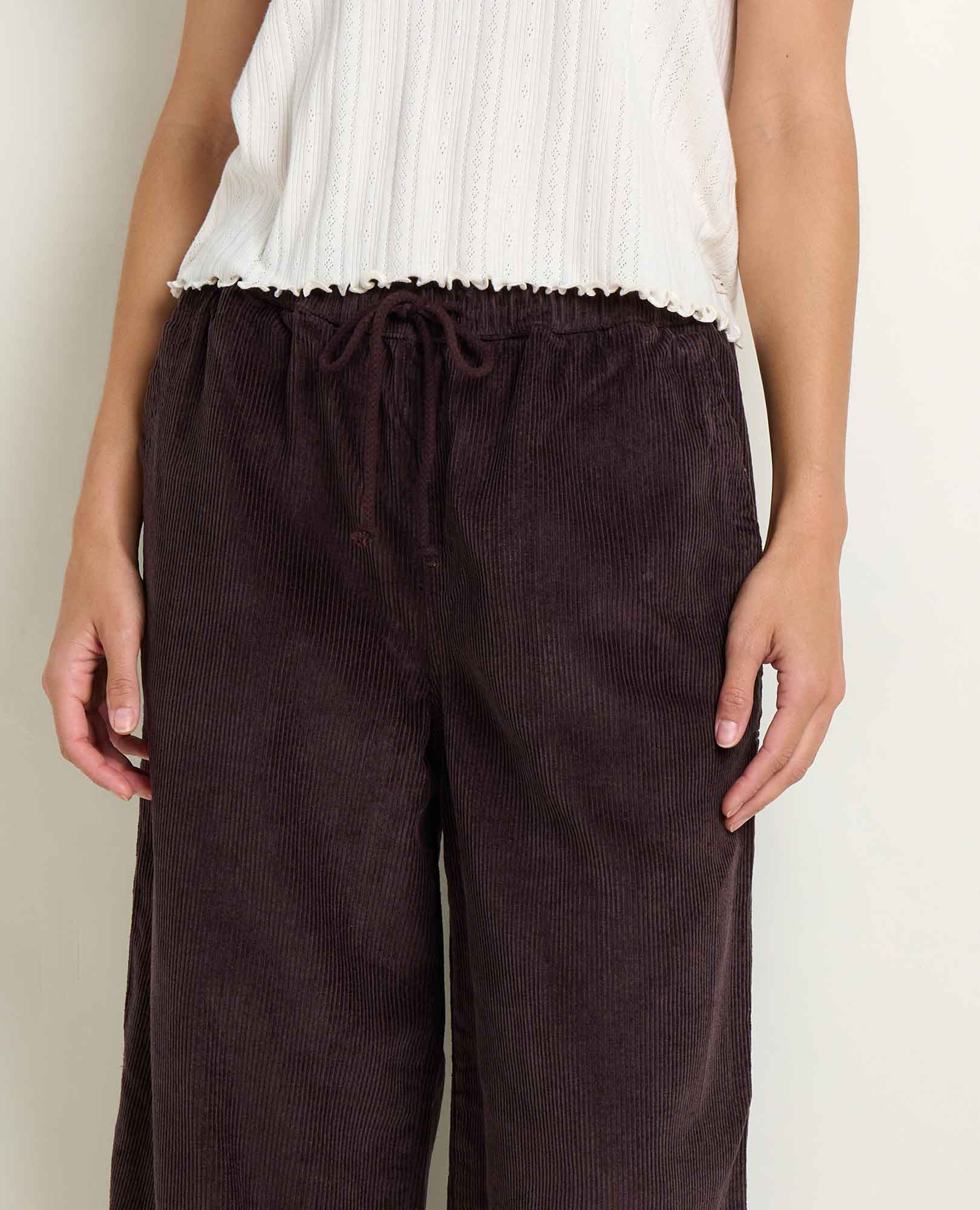 Pull-On Corduroy Pant - Raisin