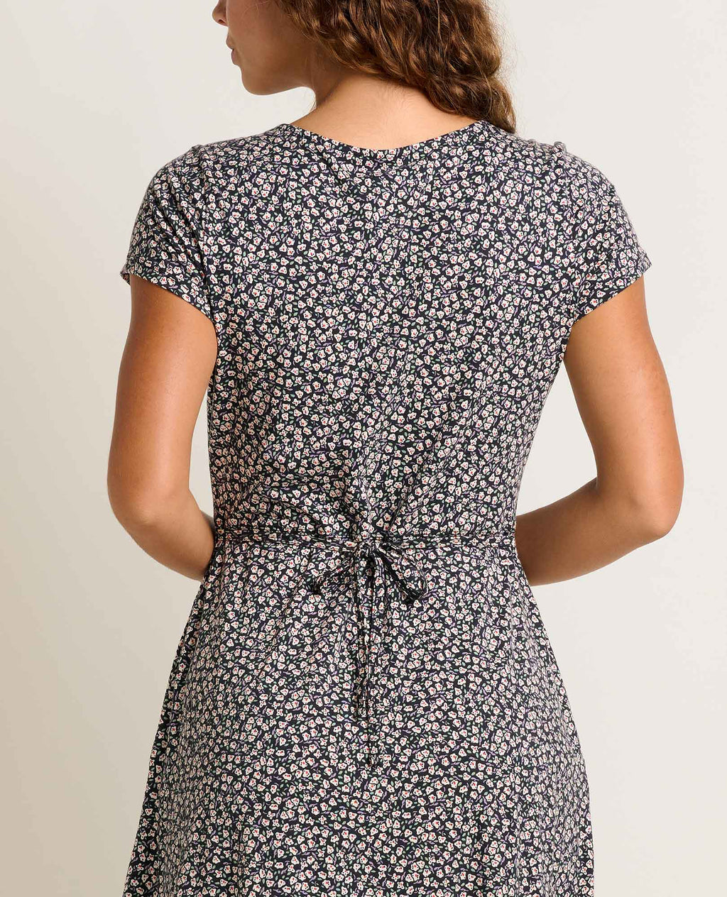 Midi Dress - Salt Ditsy Print