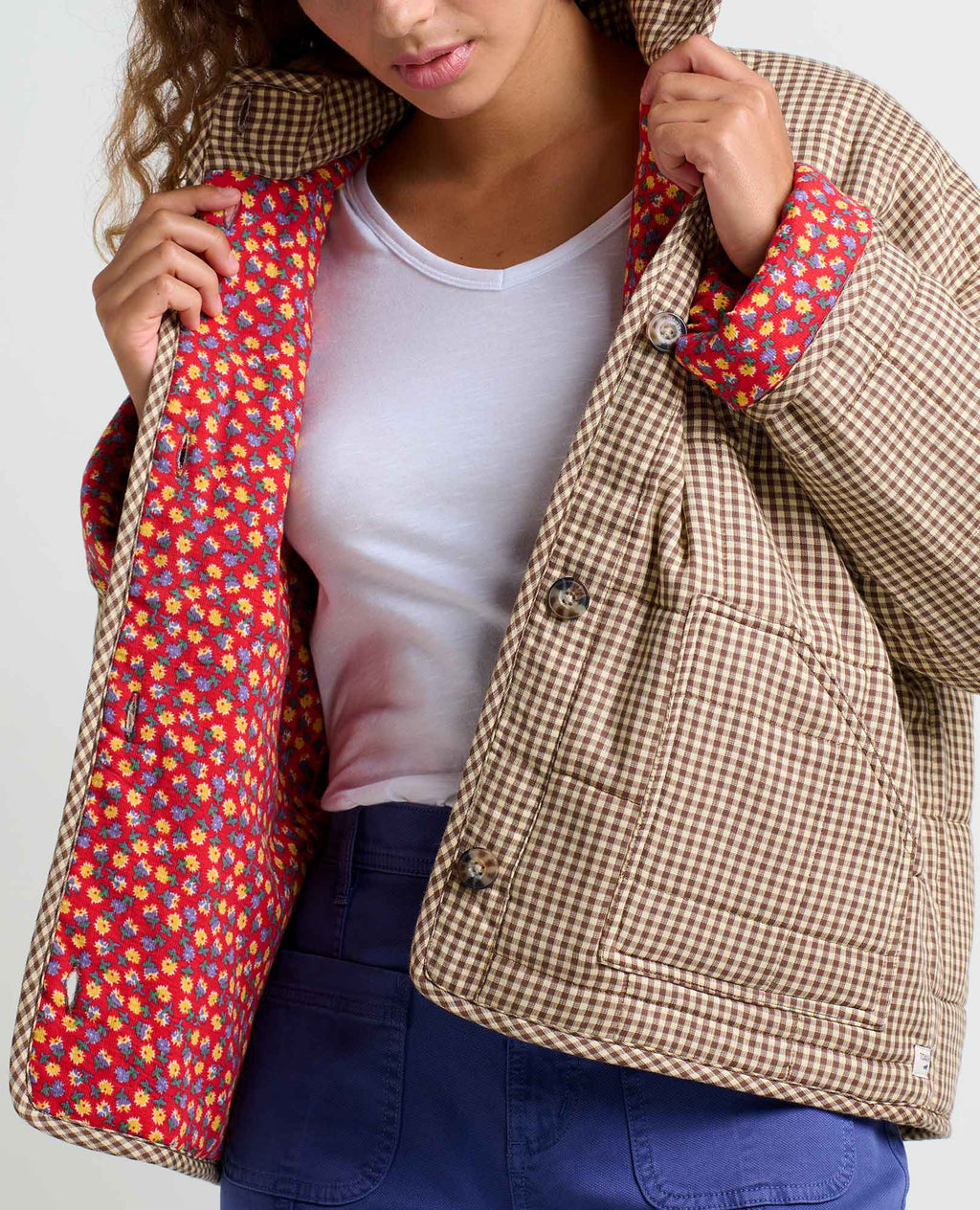 Quilted Jacket - Partridge Gingham