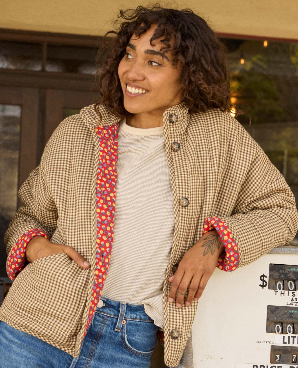 Quilted Jacket - Partridge Gingham