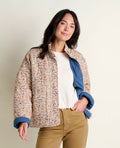 Quilted Jacket - Salt Print
