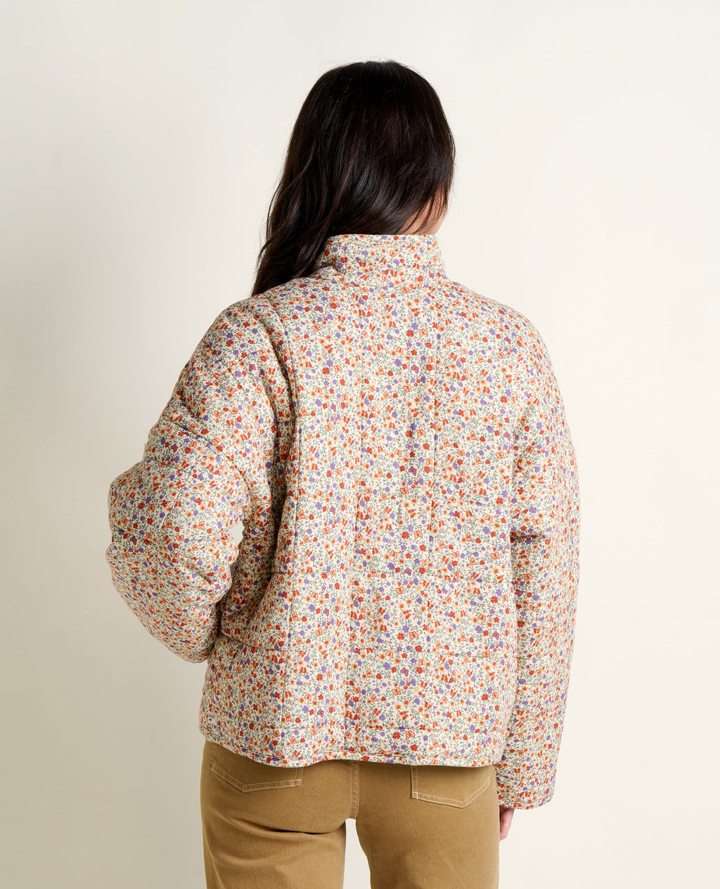 Quilted Jacket - Salt Print