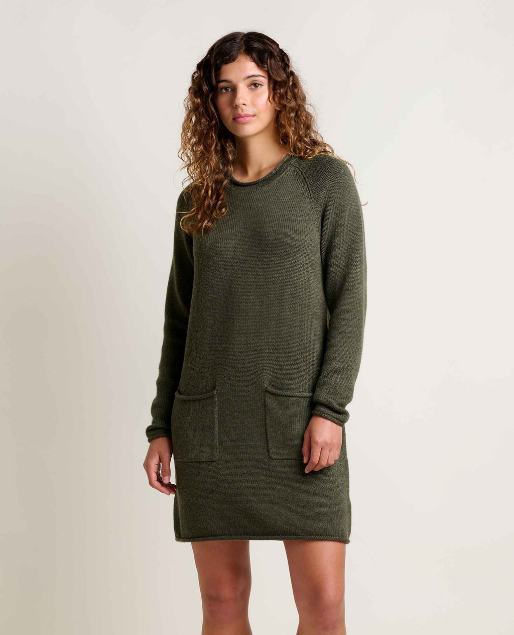 Sweater Dress - Olive