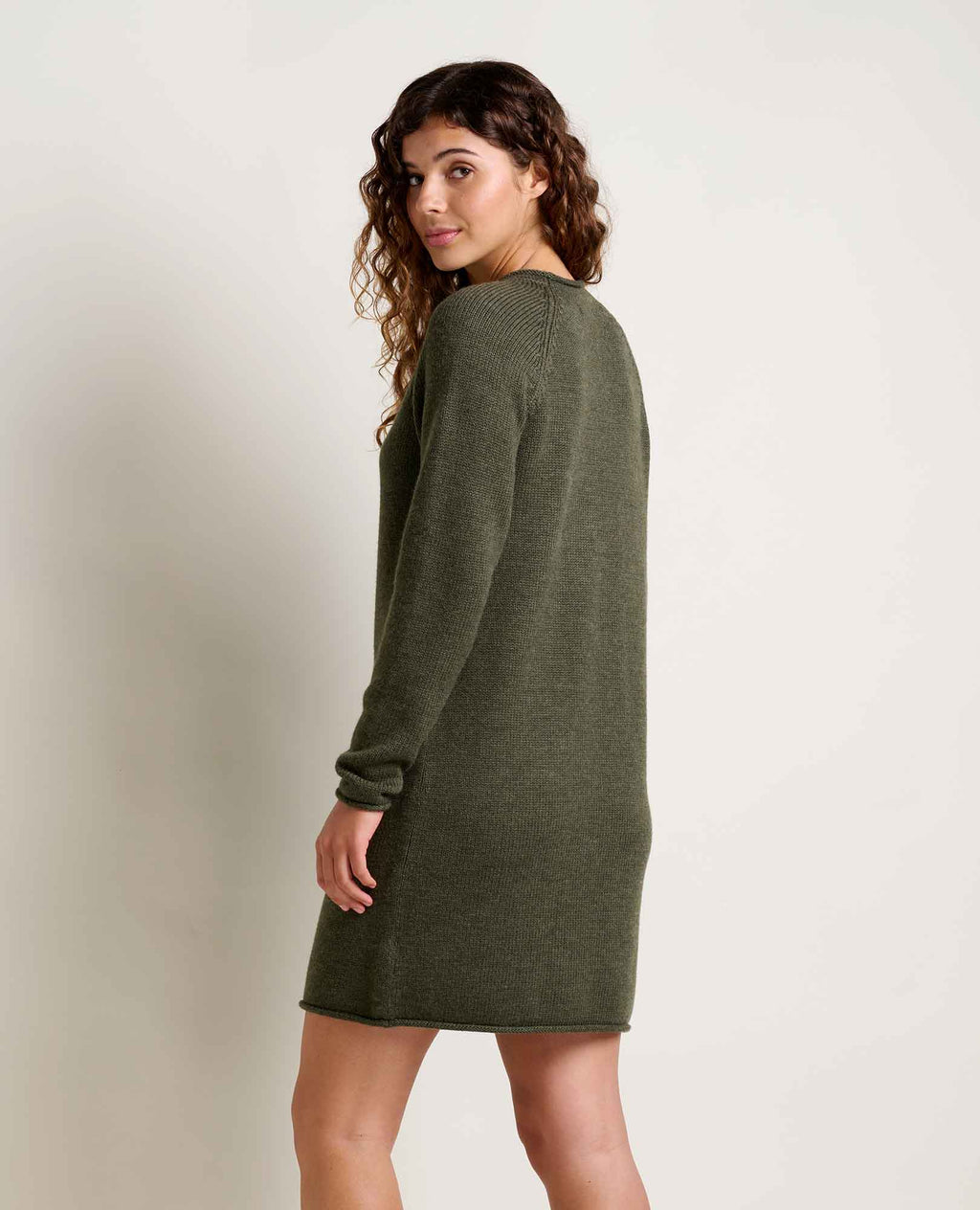 Sweater Dress - Olive