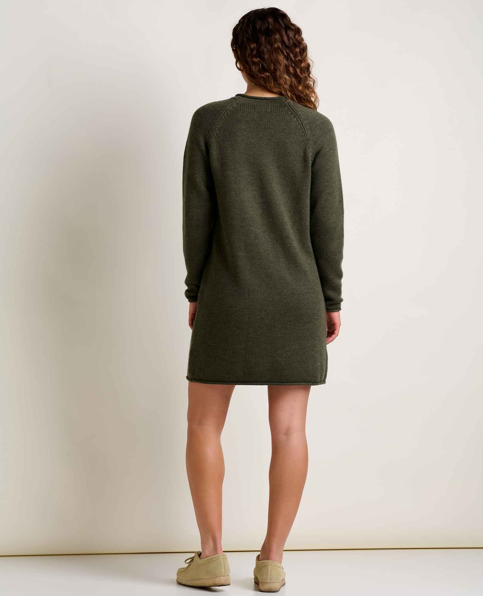 Sweater Dress - Olive
