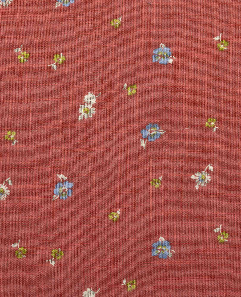 Gauze Camp Shirt - Crabapple Print