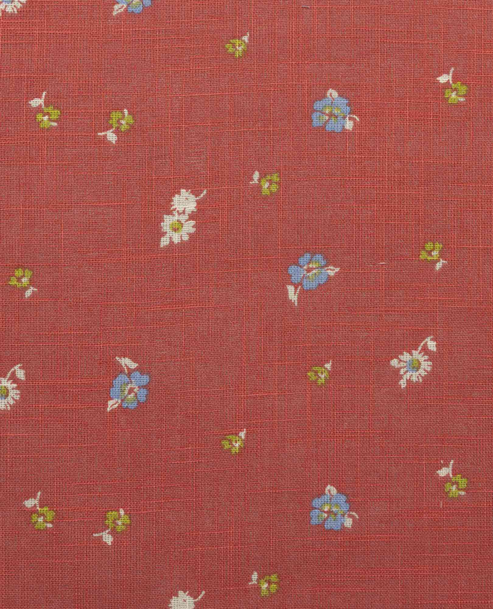 Gauze Camp Shirt - Crabapple Print