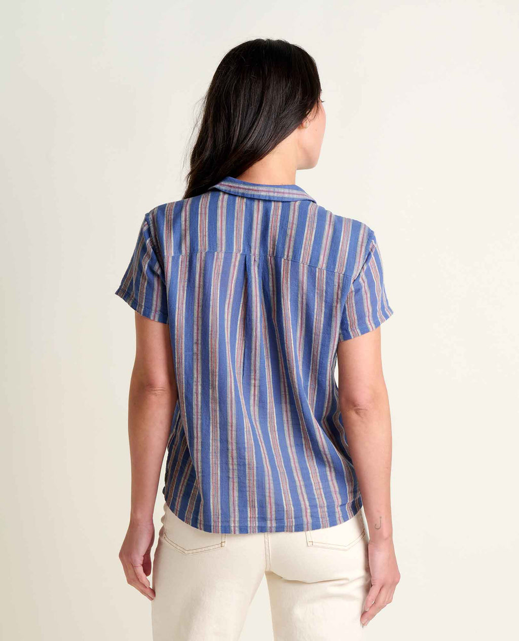 Gauze Camp Shirt - River Pattern