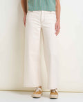Wide Leg Denim Pant - Natural