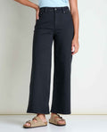 Wide Leg Denim Pant - Washed Black