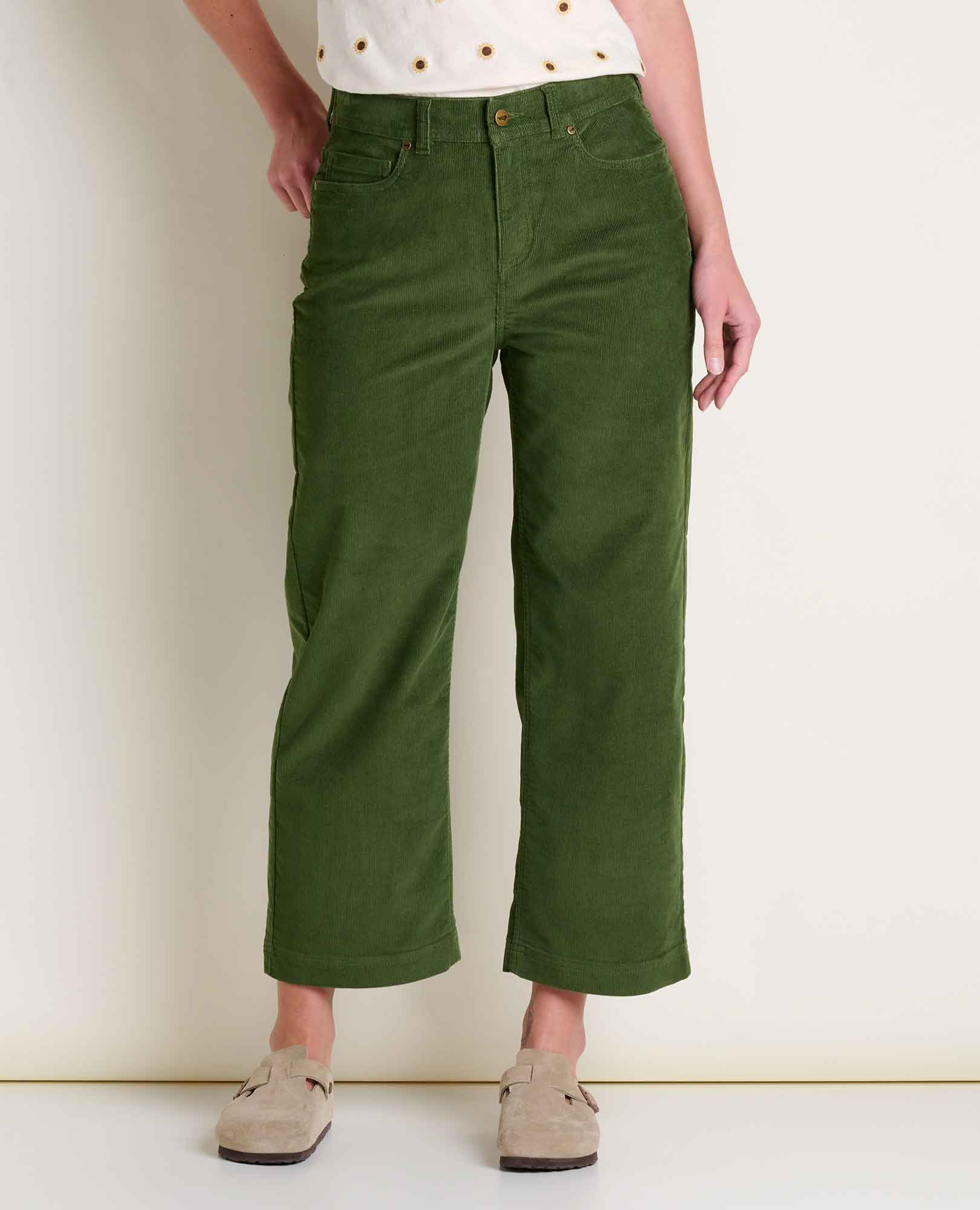 Corduroy Wide Leg Pant
