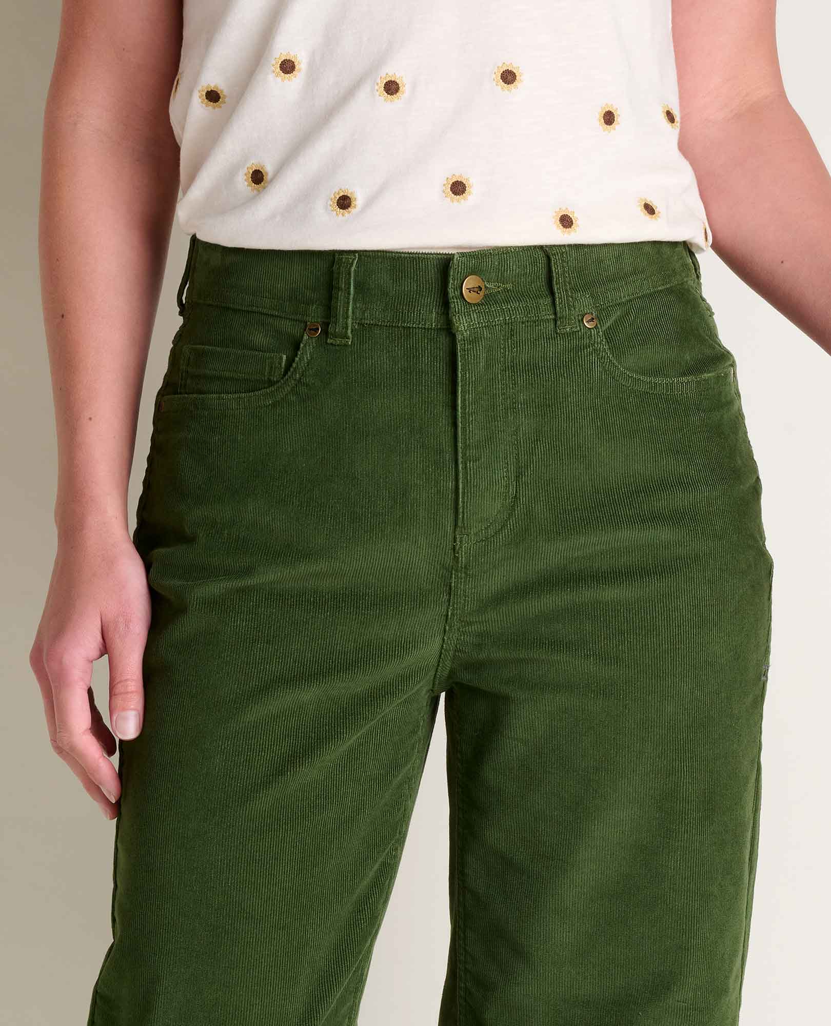Corduroy Wide Leg Pant