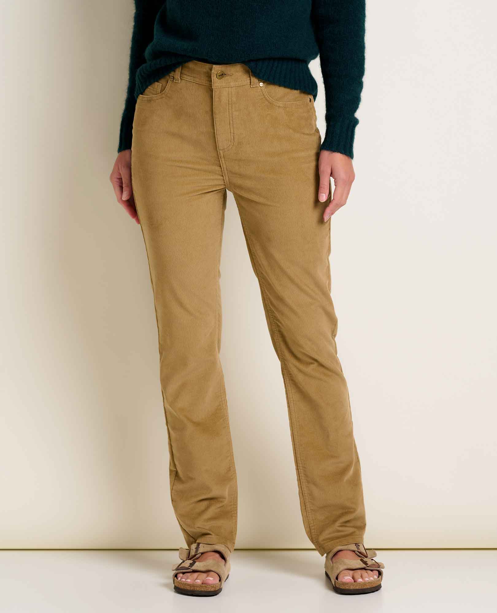 Corduroy Slim Pant - Honey Brown