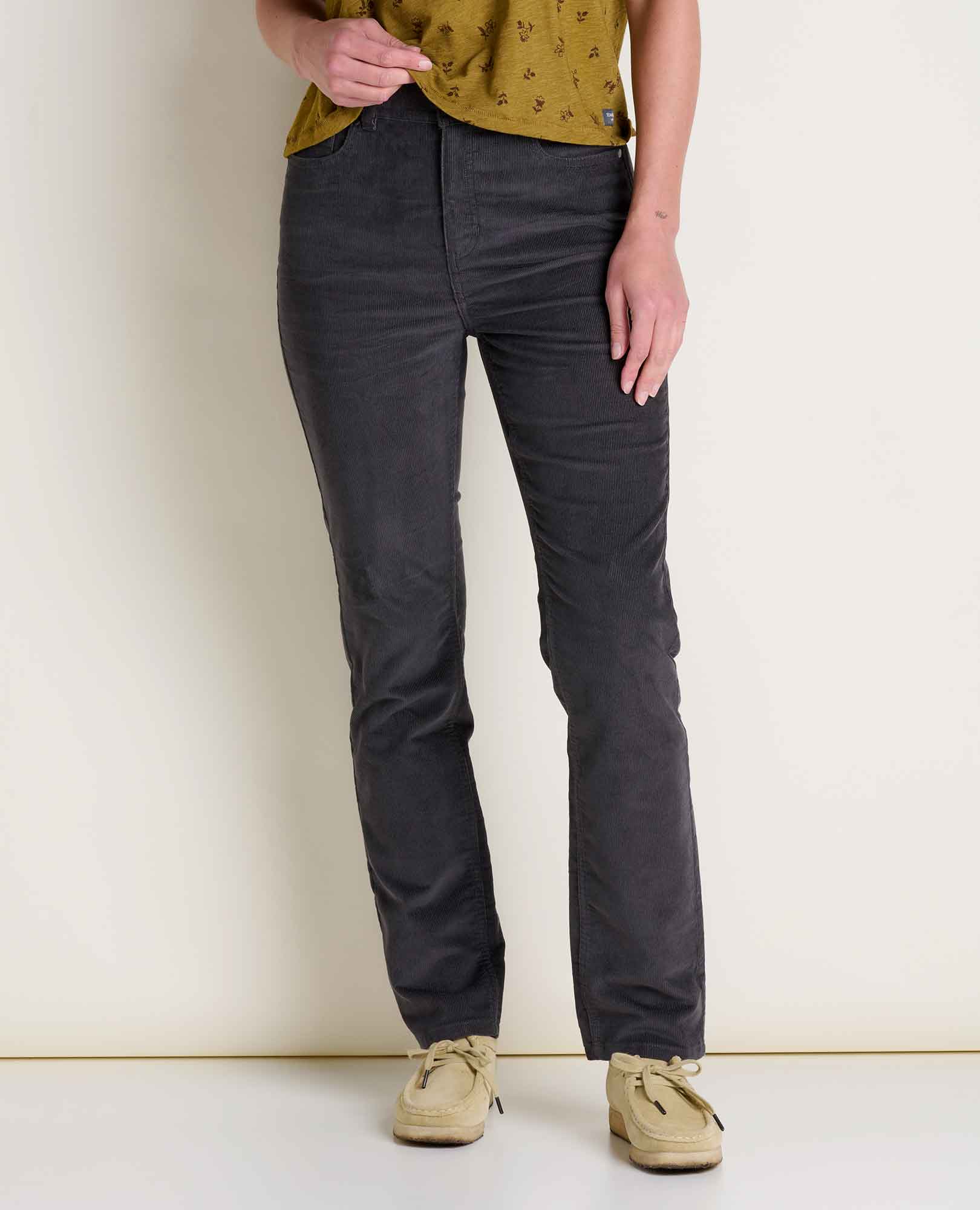 Corduroy Slim Pant - Soot