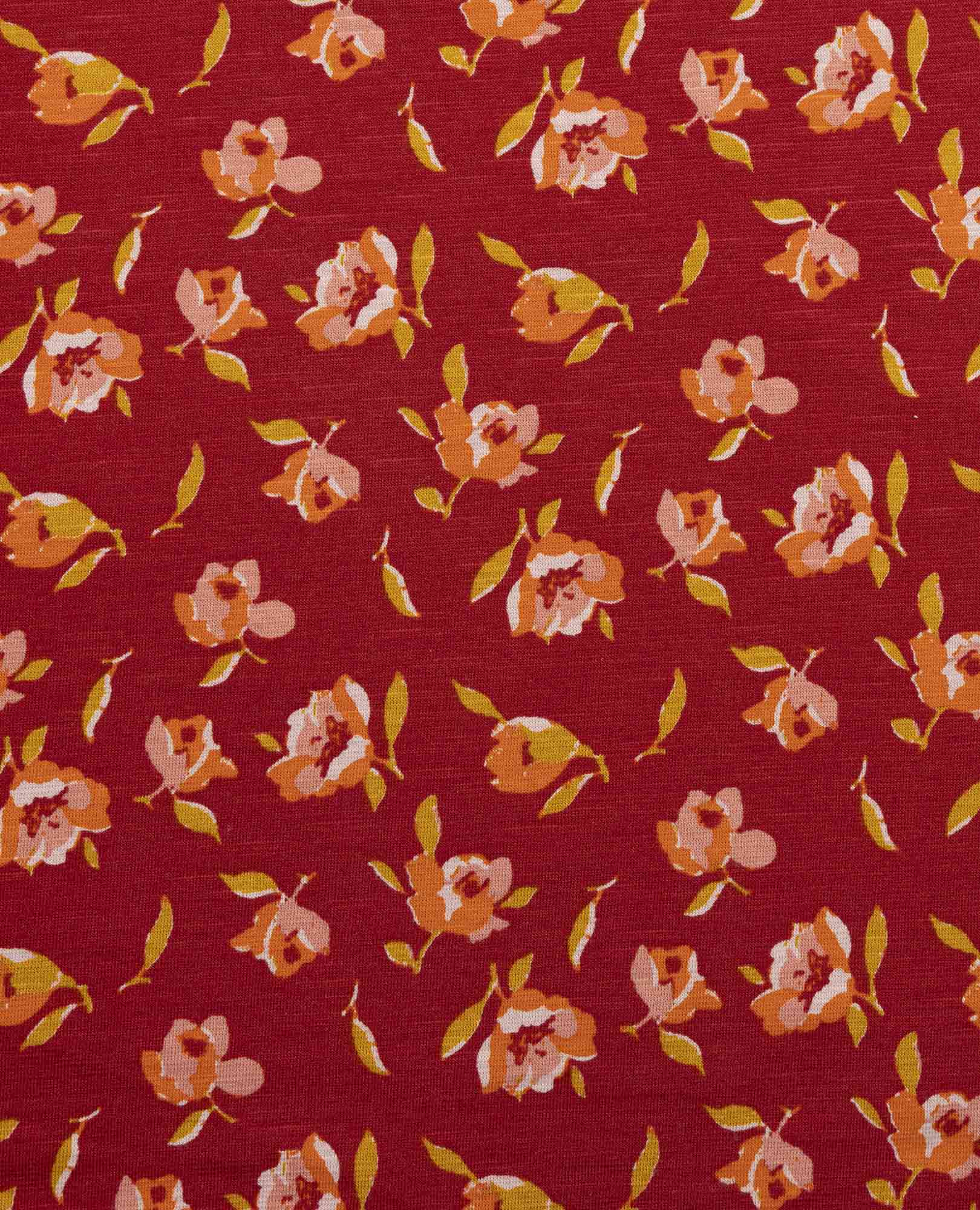 Fit and Flare Dress - Crabapple Print
