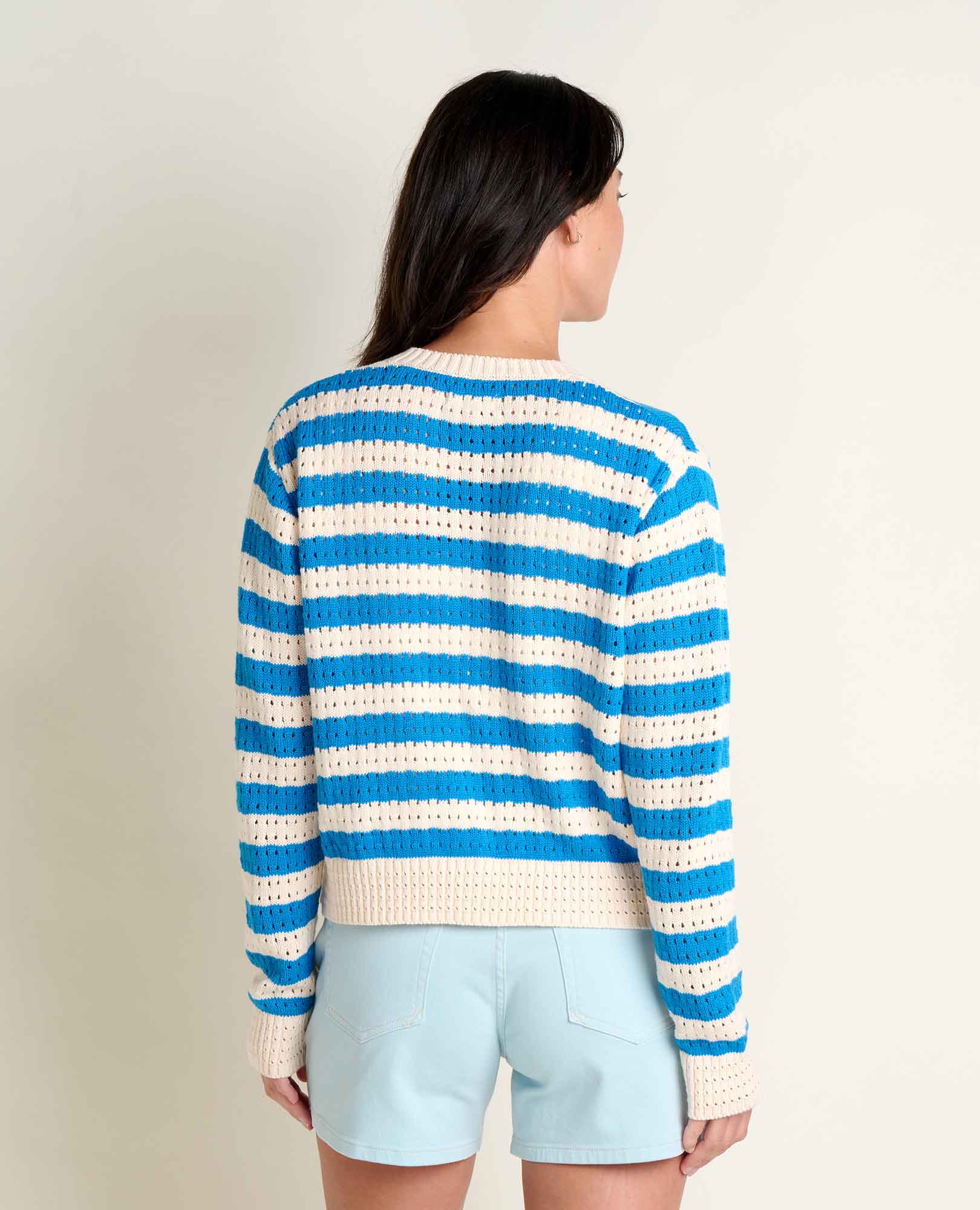 Pointelle Cardigan - Salt Pattern