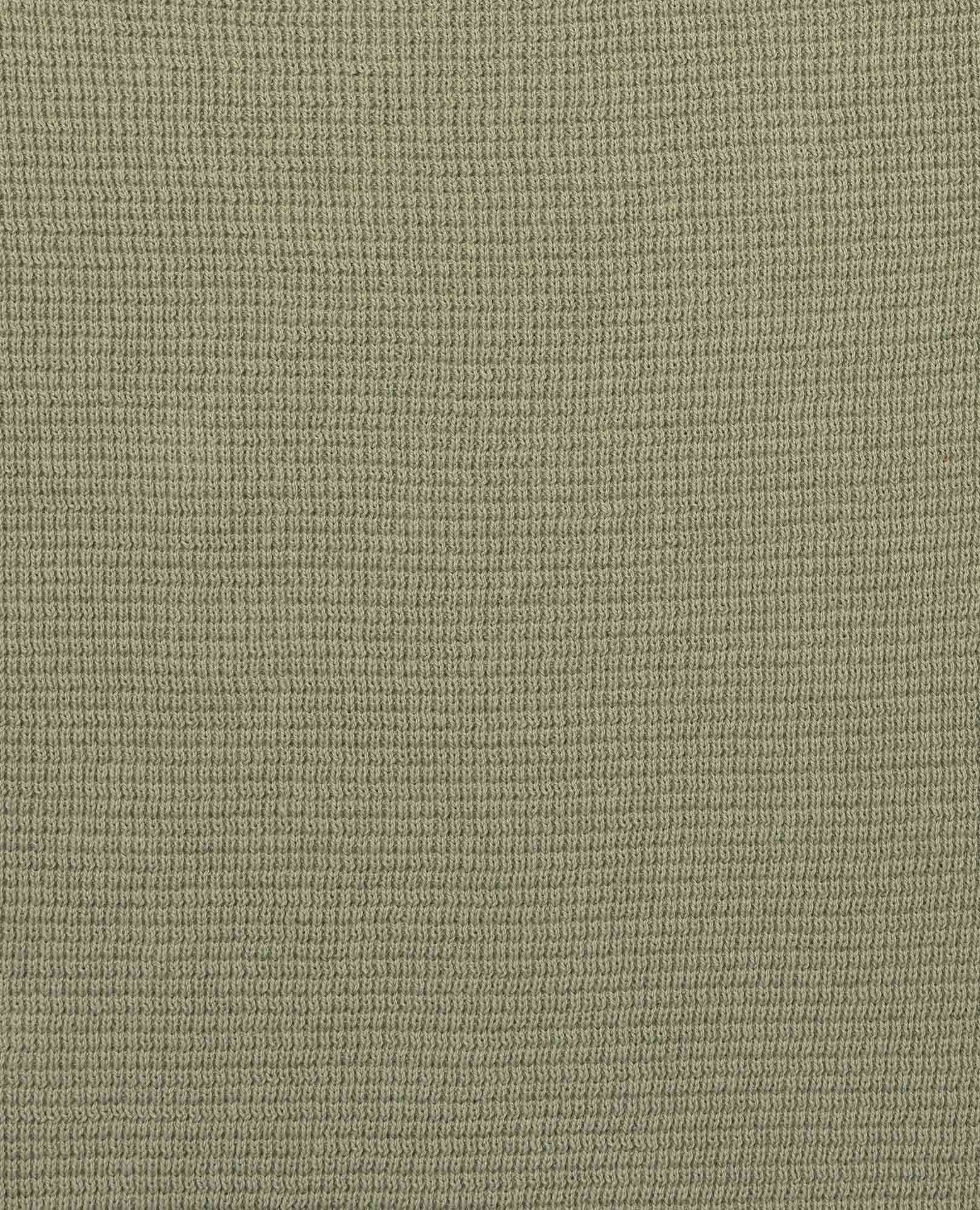 Waffle Knit Pullover Sweater - Wintergreen