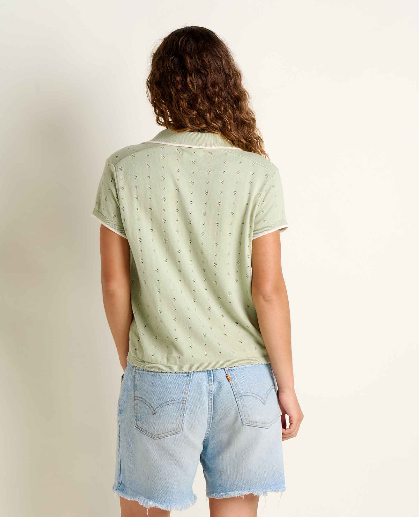 Pointelle Knit Shirt - Wintergreen