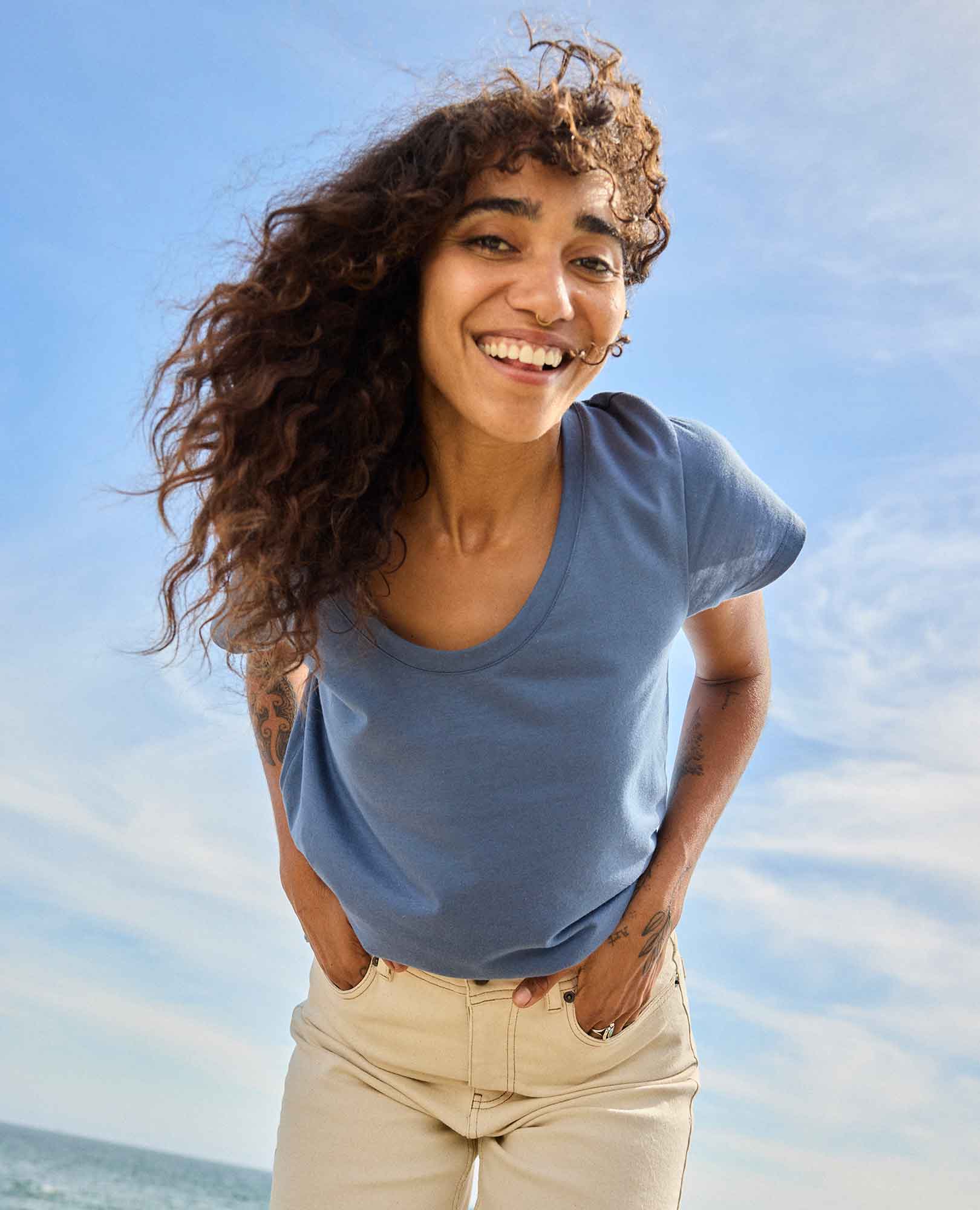 Scoop Neck Tee