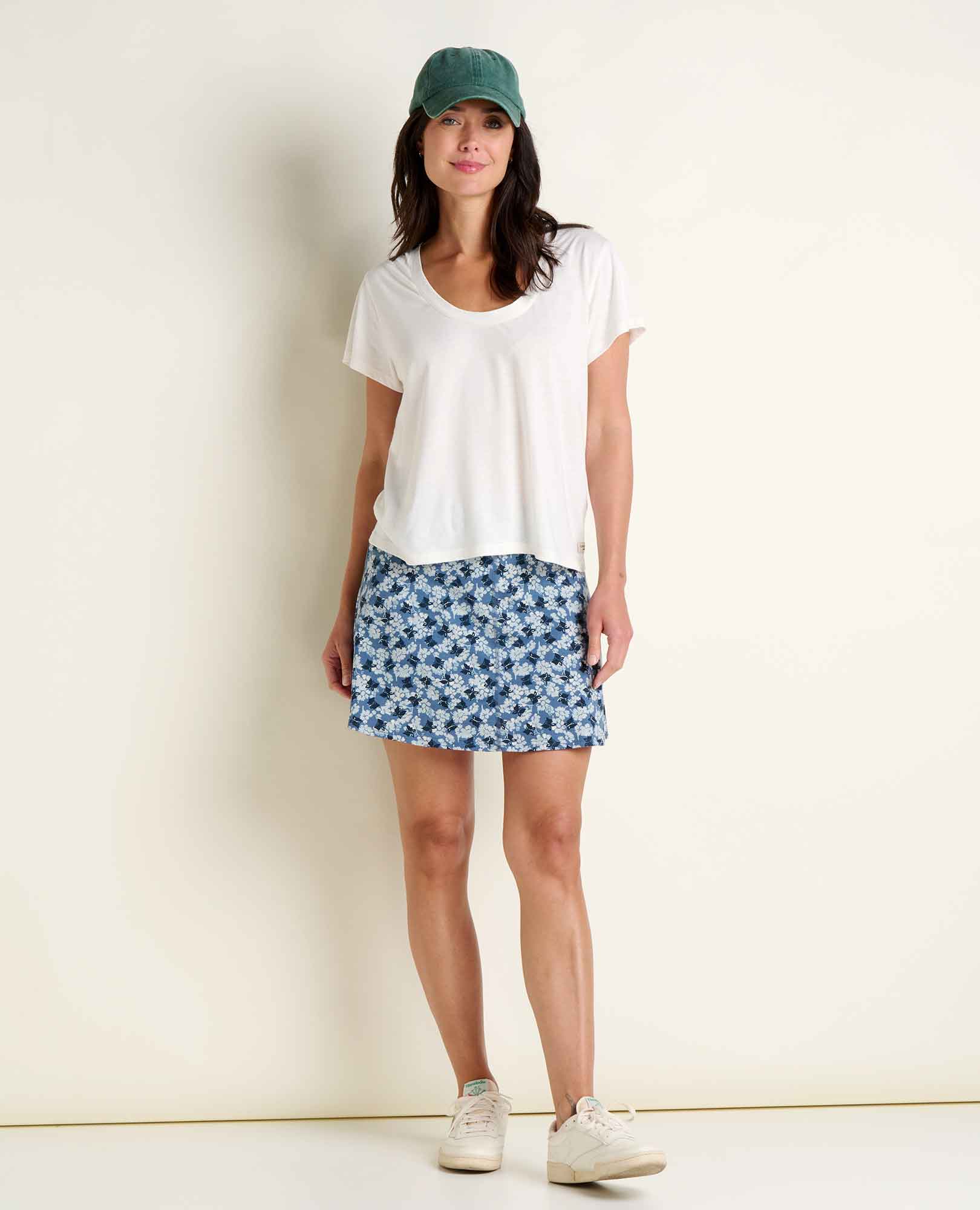 Scoop Neck Tee - Egret