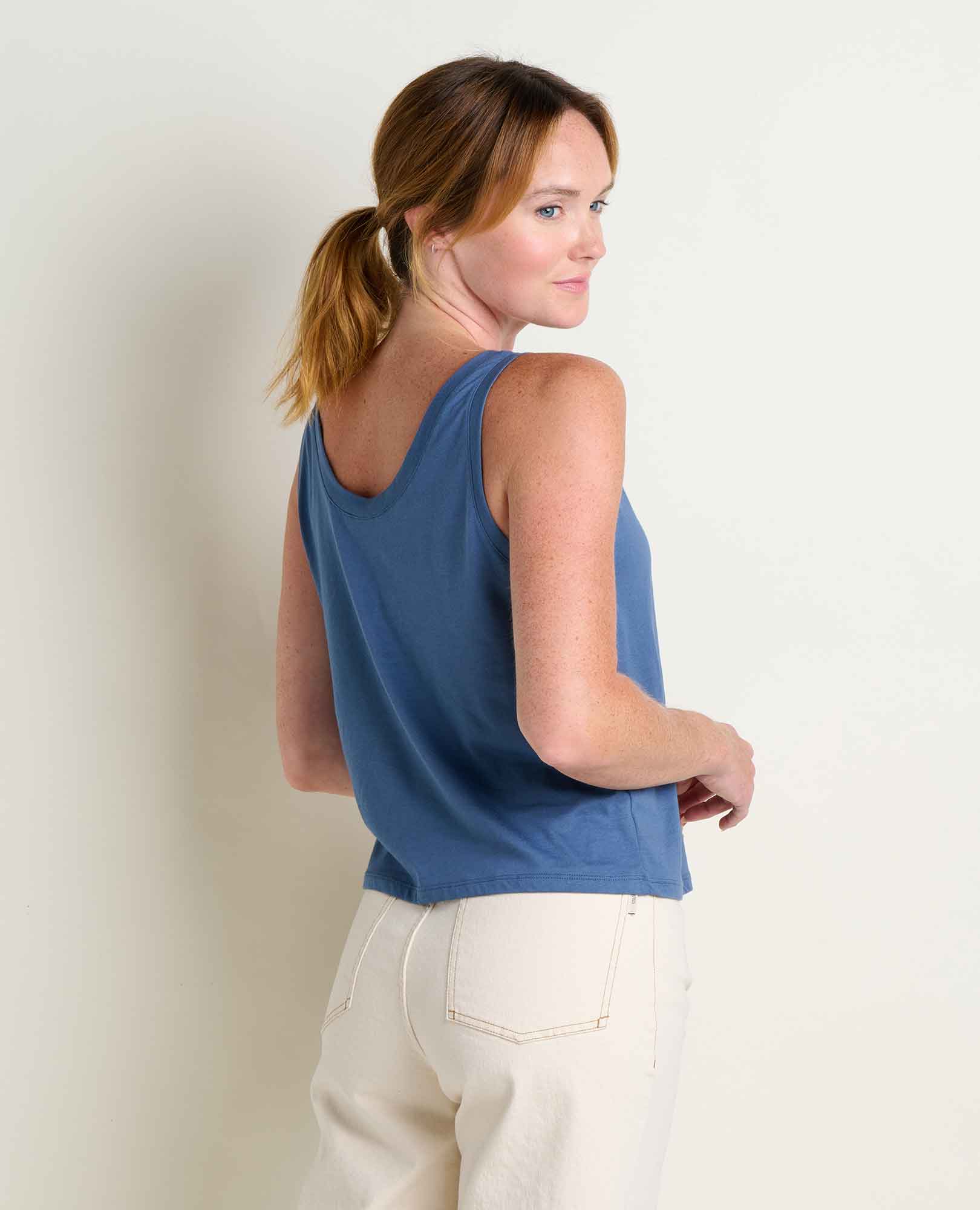 Scoop Neck Tank - Canal