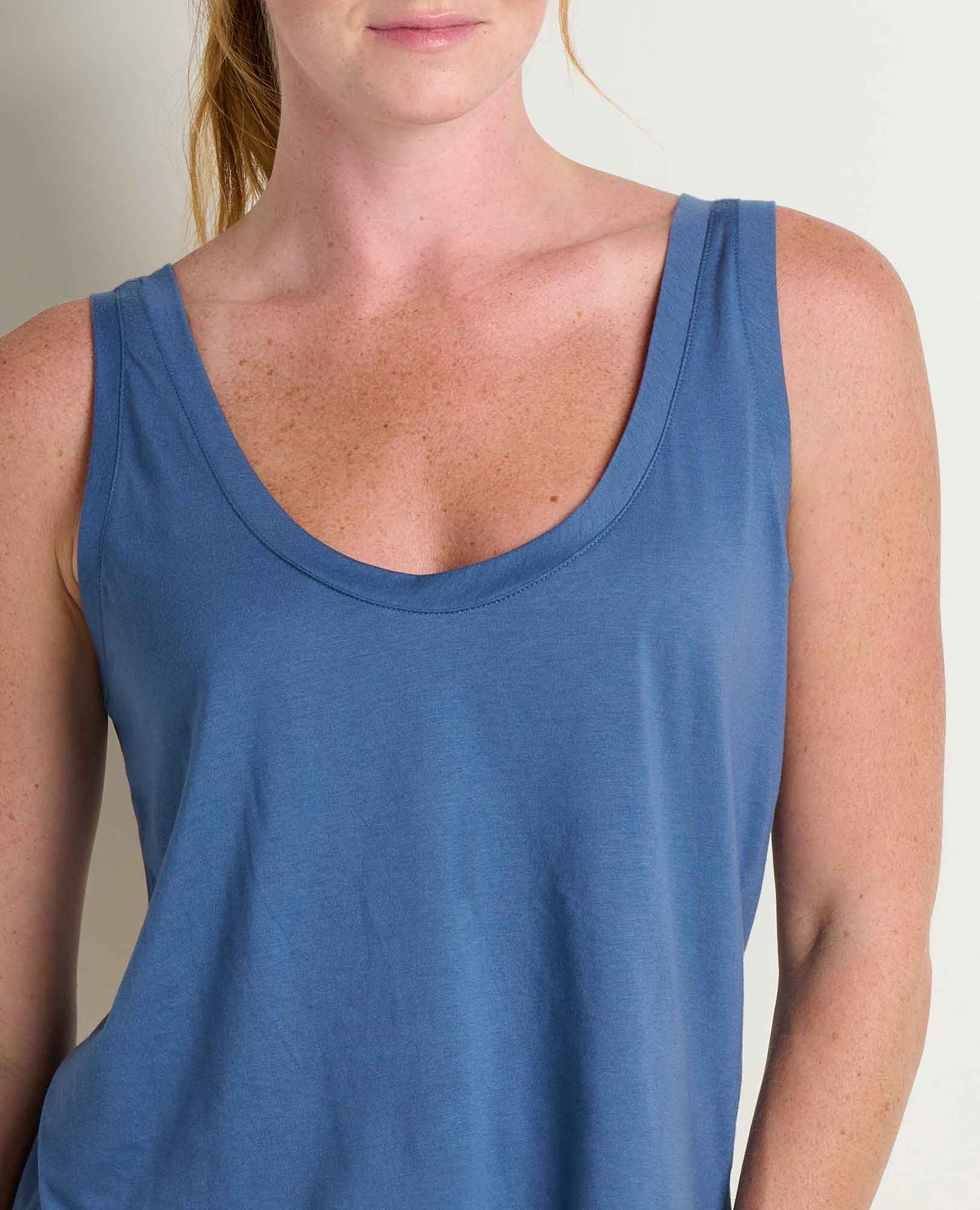 Scoop Neck Tank - Canal