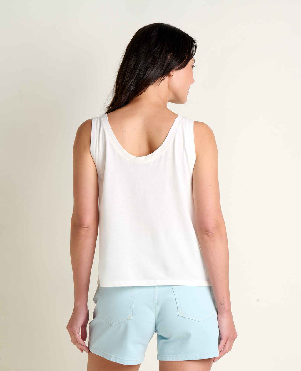 Scoop Neck Tank - Egret
