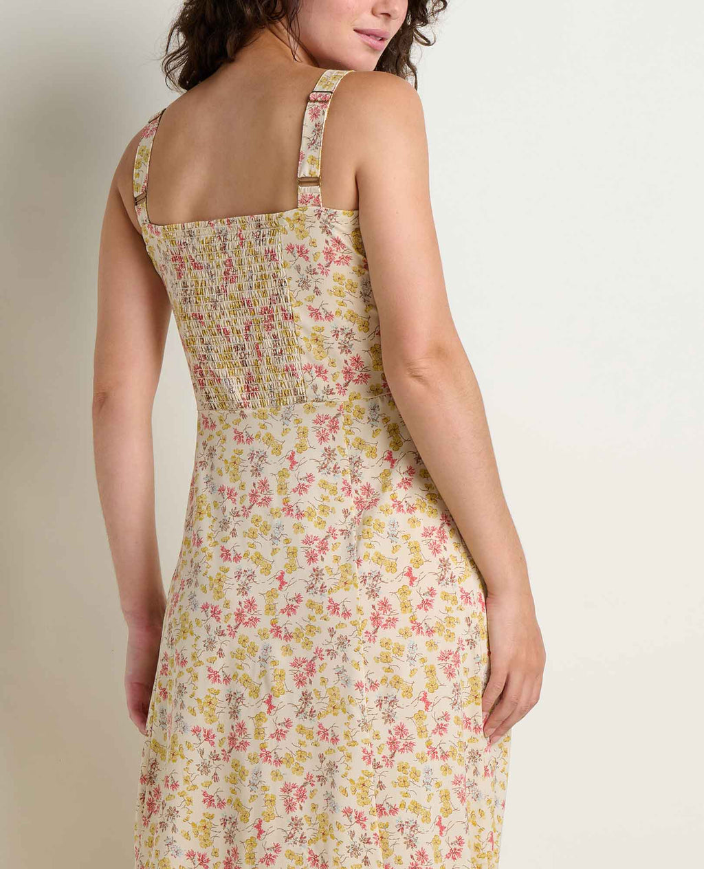 Tank Midi Dress - Barley Print