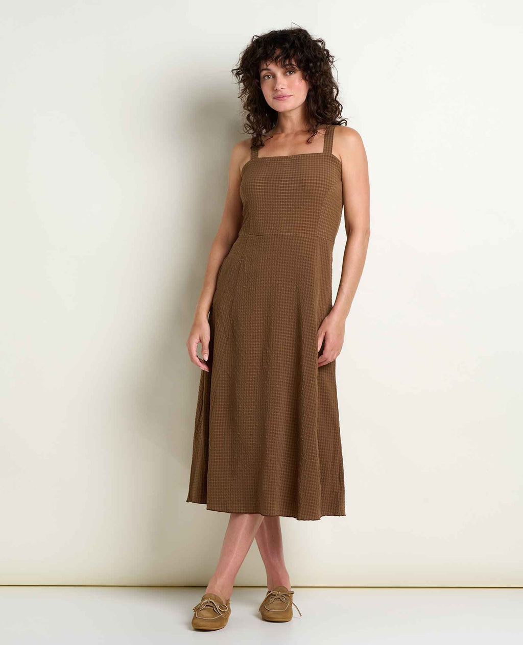 Tank Midi Dress - Earth Texture