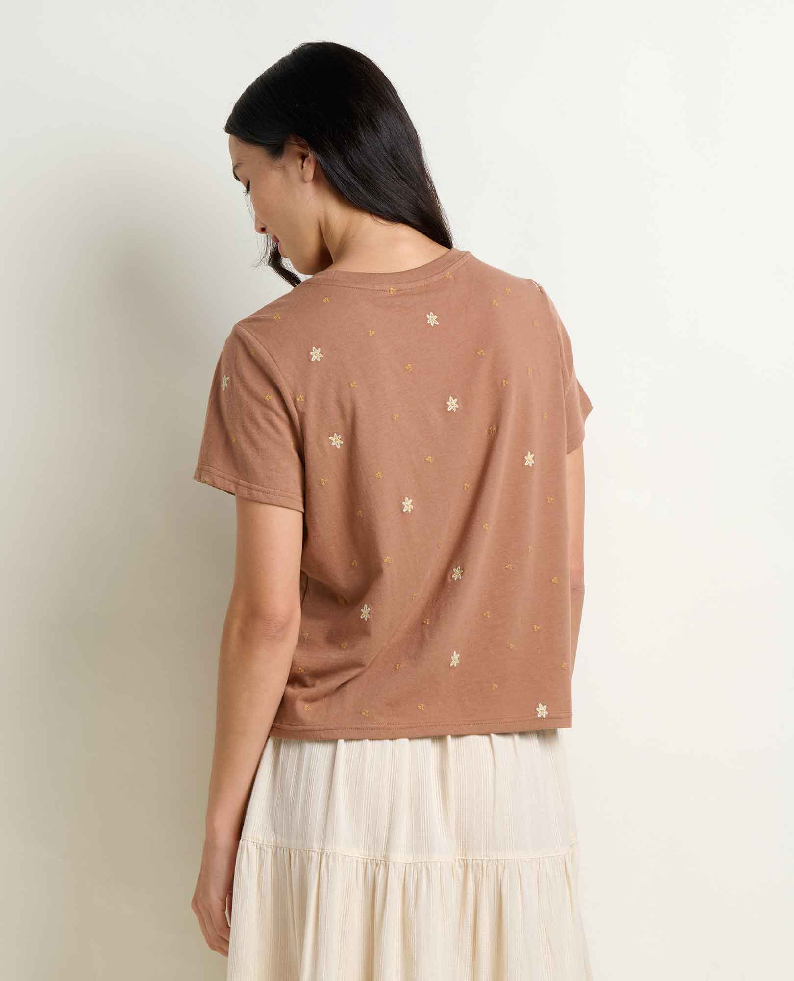 Embroidered Crew Tee - Cattail