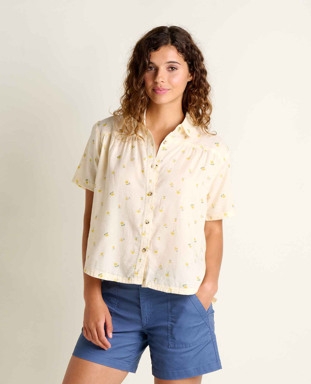 Organic Cotton Shirt - Salt Print