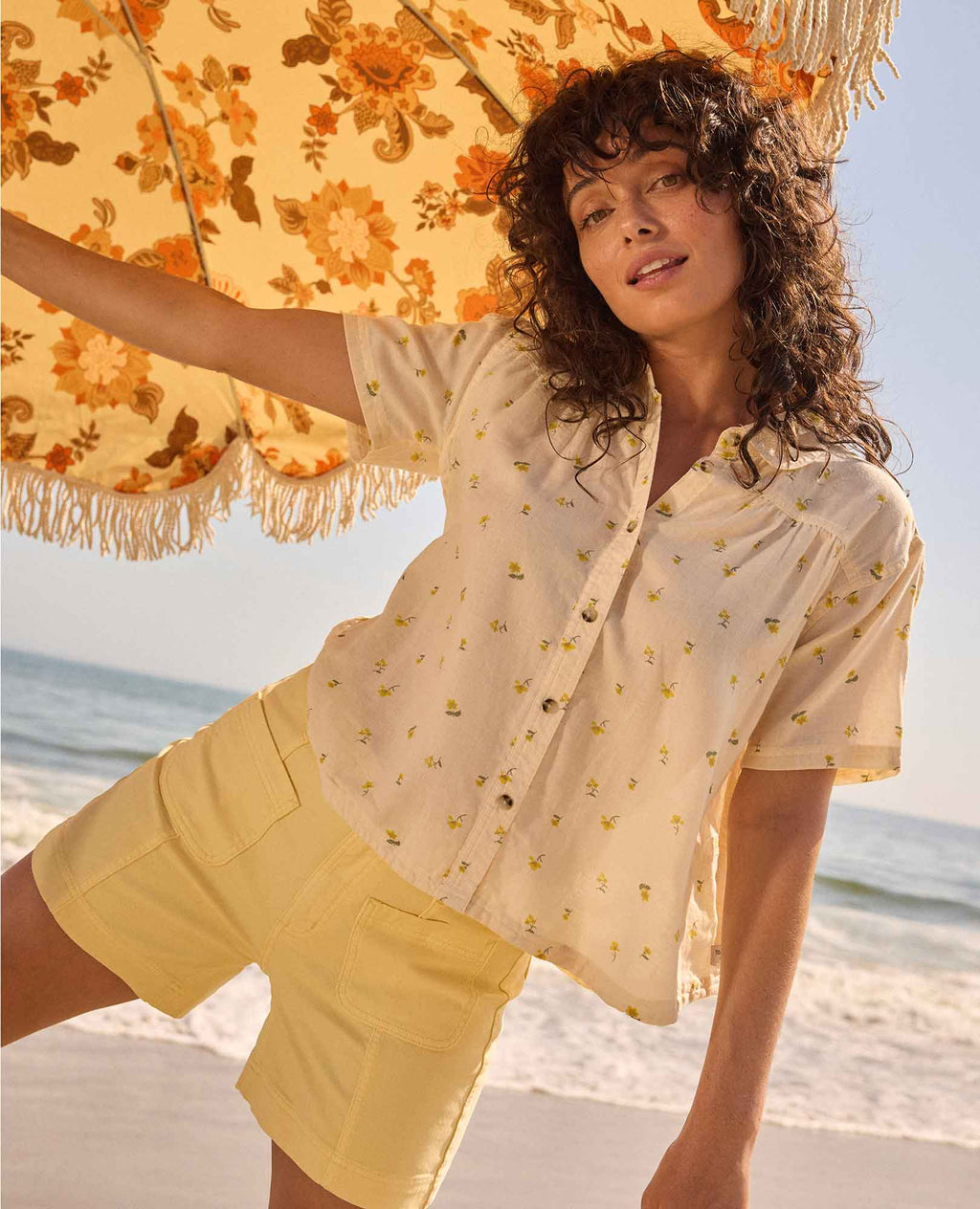 Organic Cotton Shirt - Salt Print