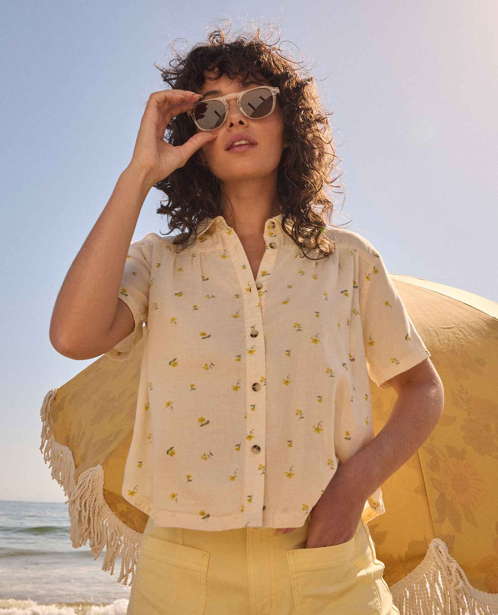 Organic Cotton Shirt - Salt Print
