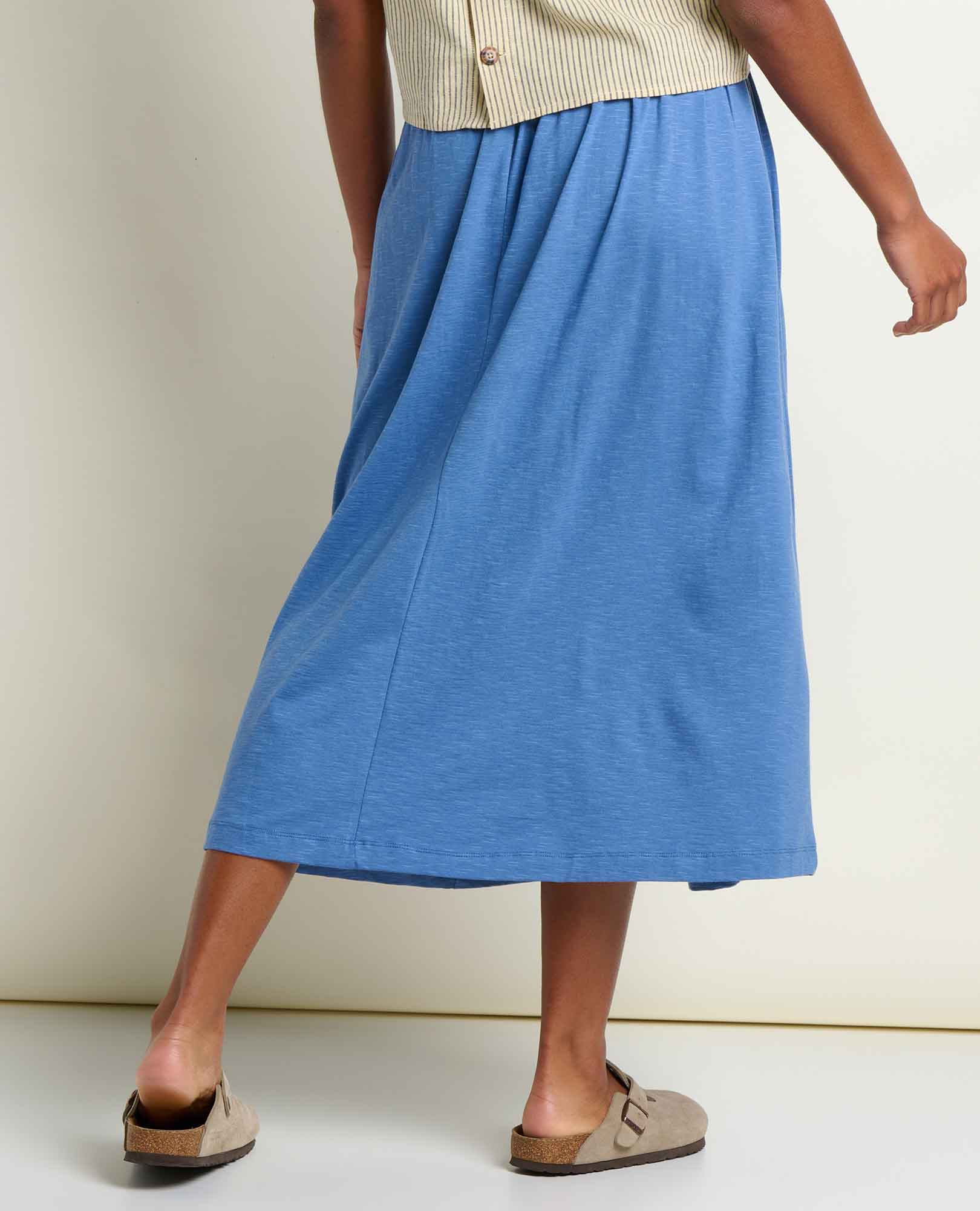 A-Line Midi Skirt - Kyanite