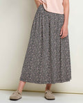 A-Line Midi Skirt - Salt Ditsy Print