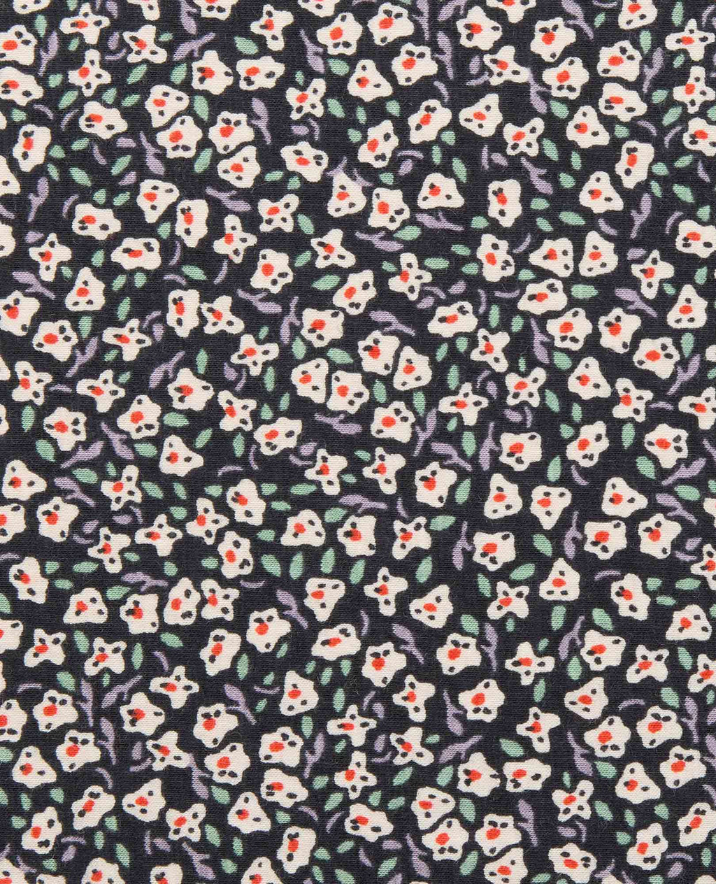A-Line Midi Skirt - Salt Ditsy Print