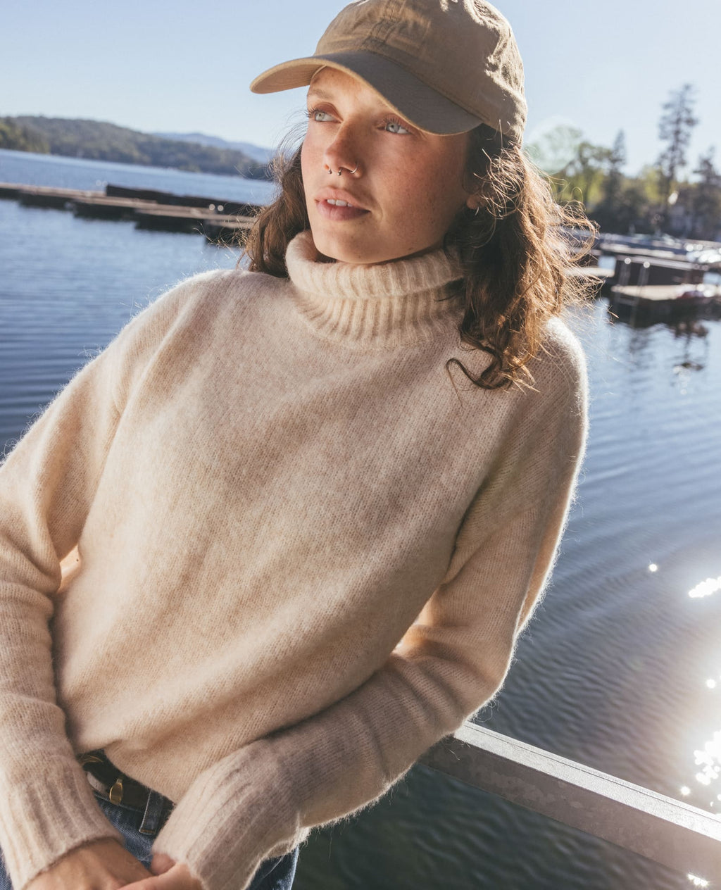 Turtleneck Sweater - Barley
