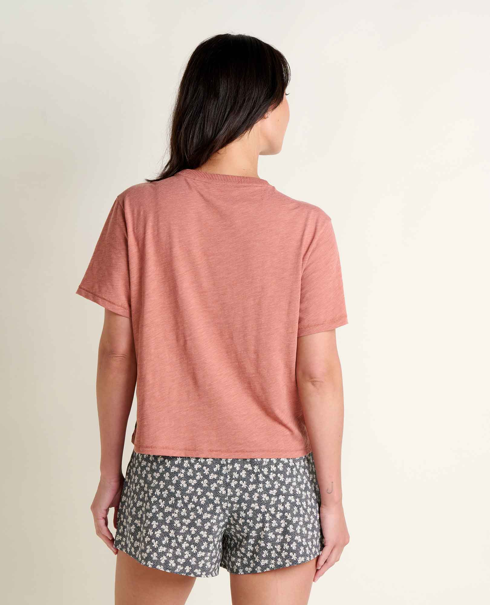 Garment Dyed Jersey Crew - Copper