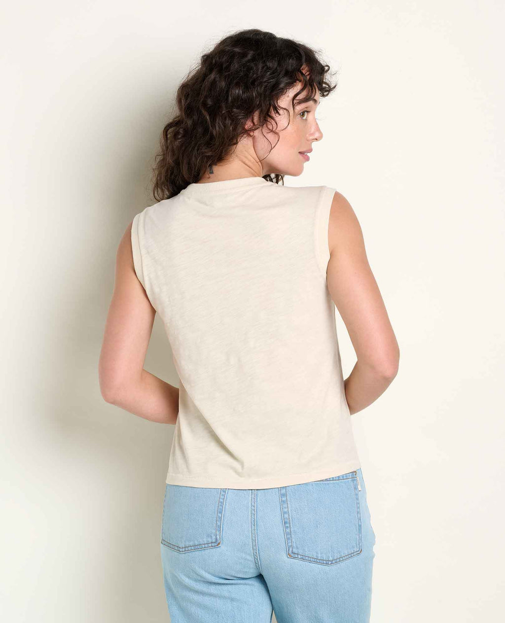 Jersey Tank - Almond