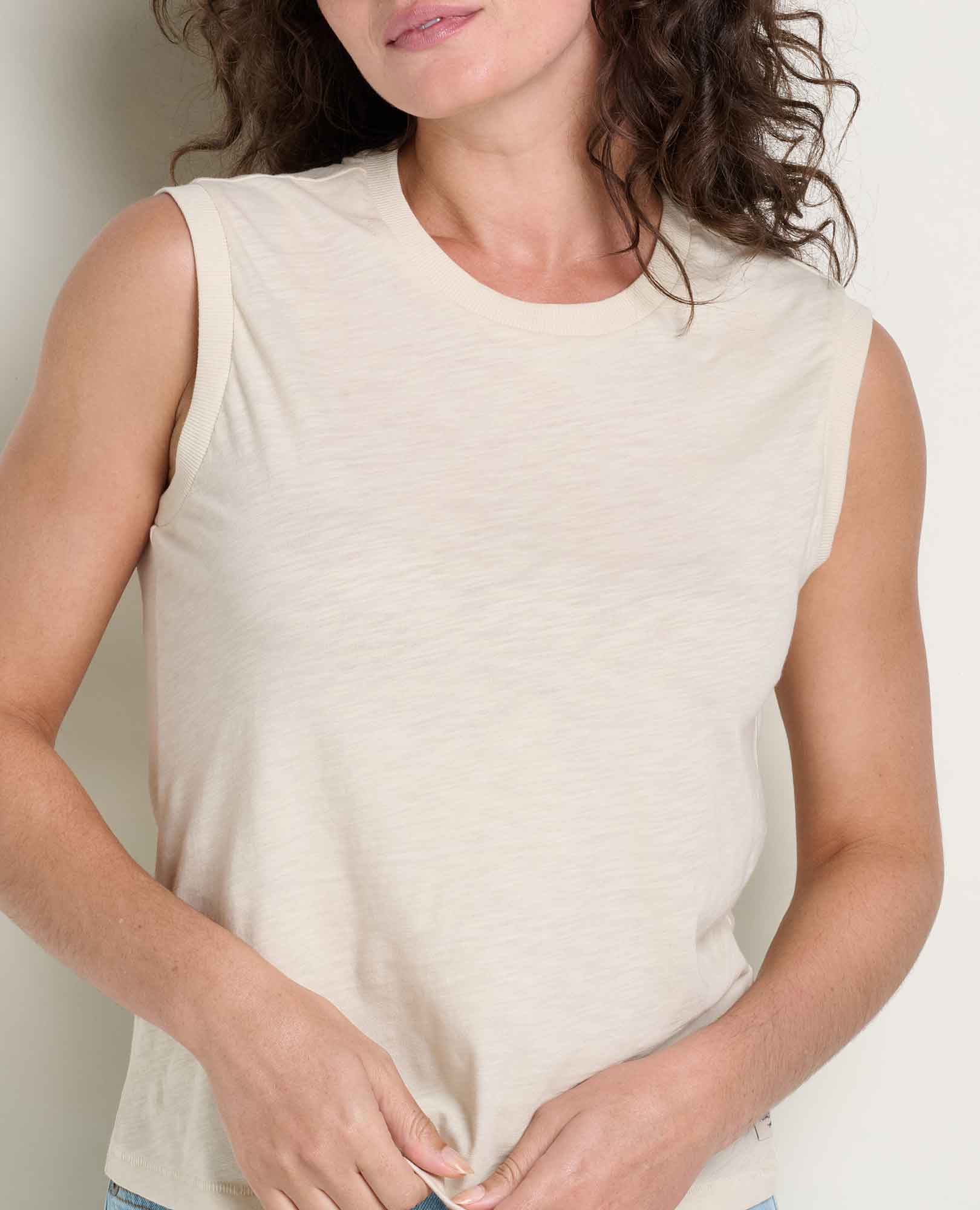 Jersey Tank - Almond