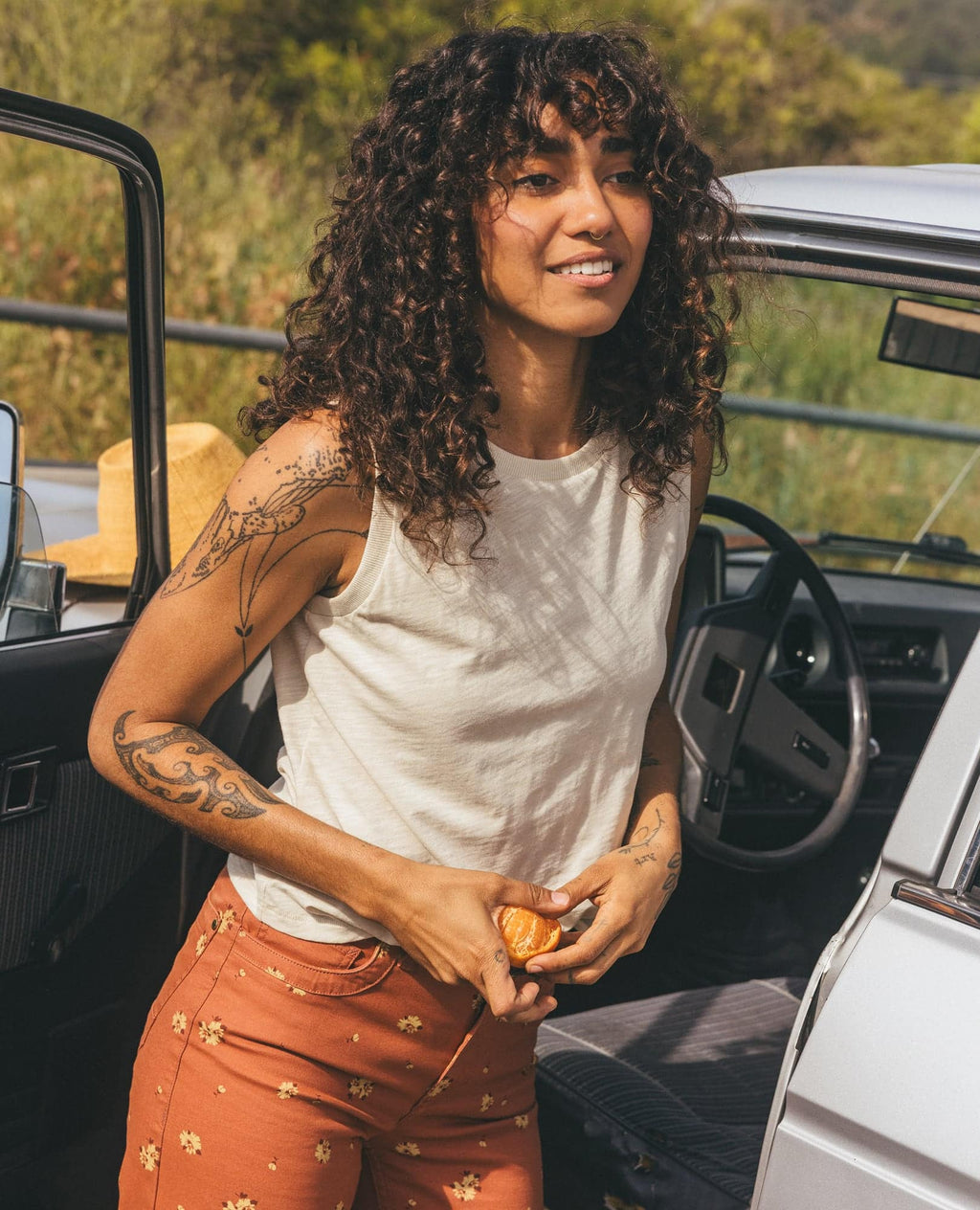 Jersey Tank - Almond
