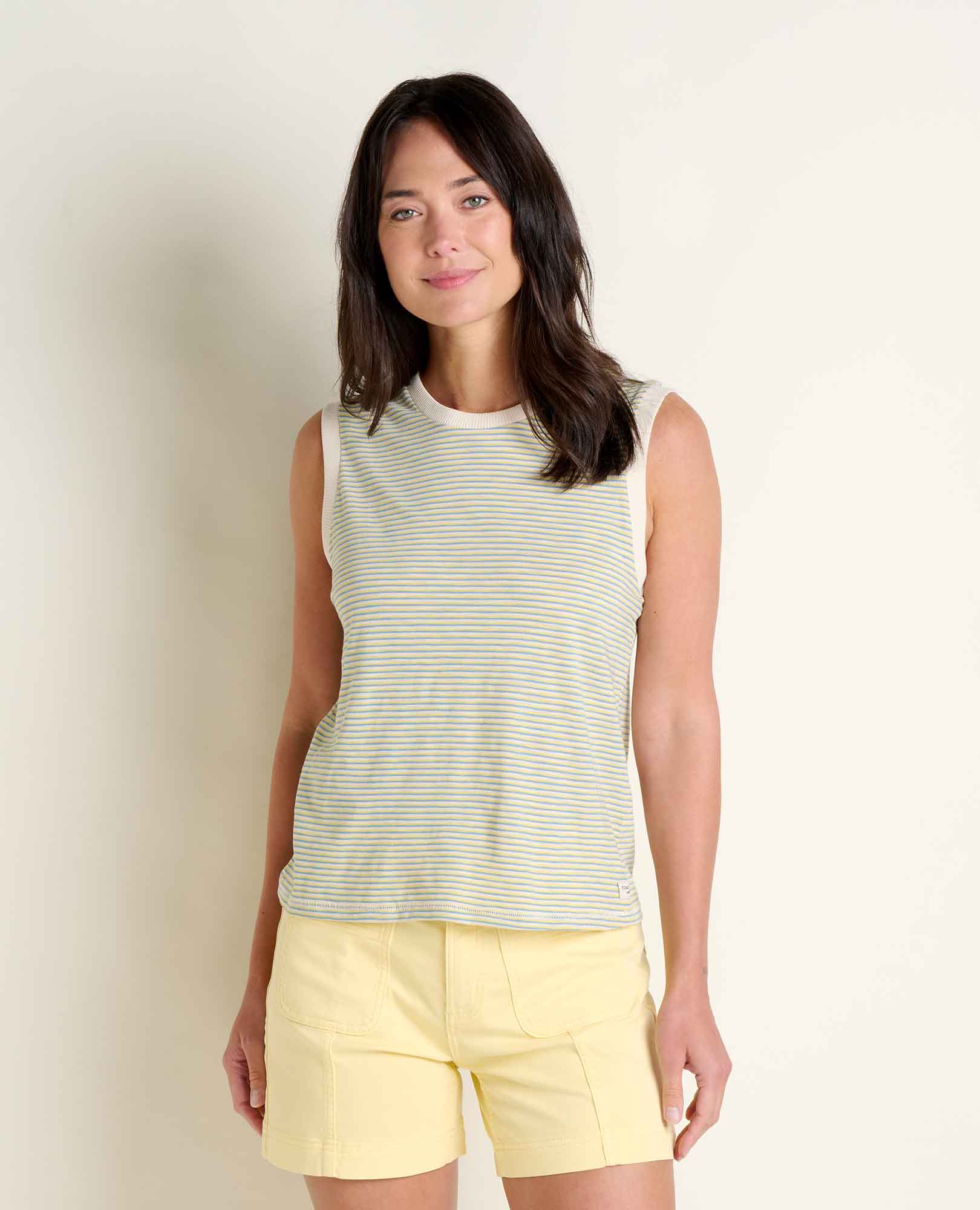 Jersey Tank - Almond Pattern