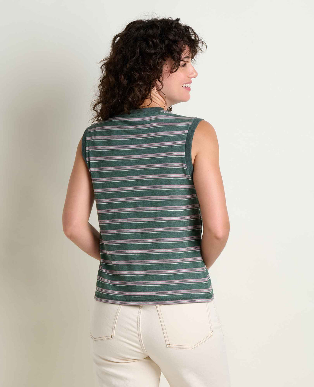Jersey Tank - Cilantro Pattern