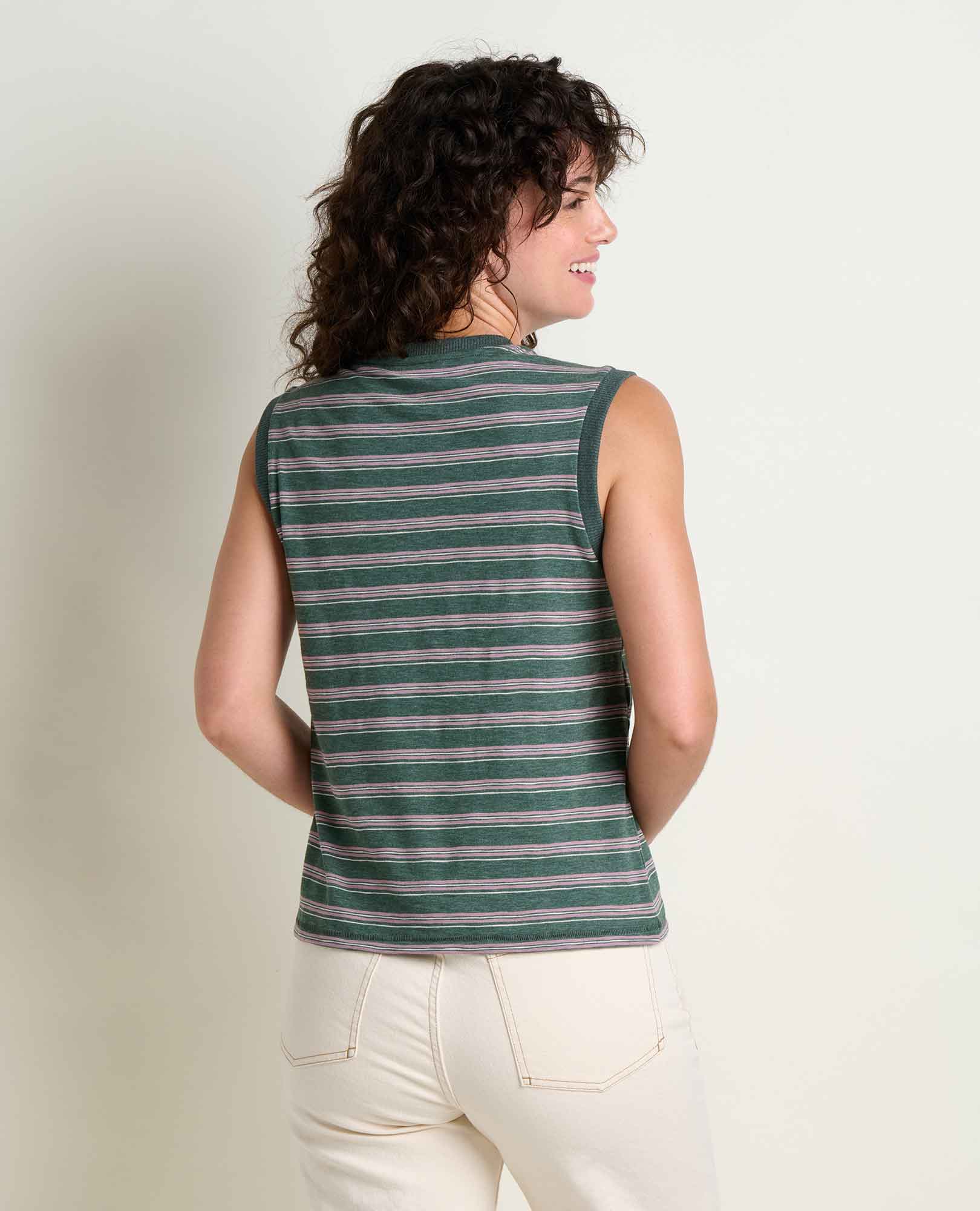 Jersey Tank - Cilantro Pattern