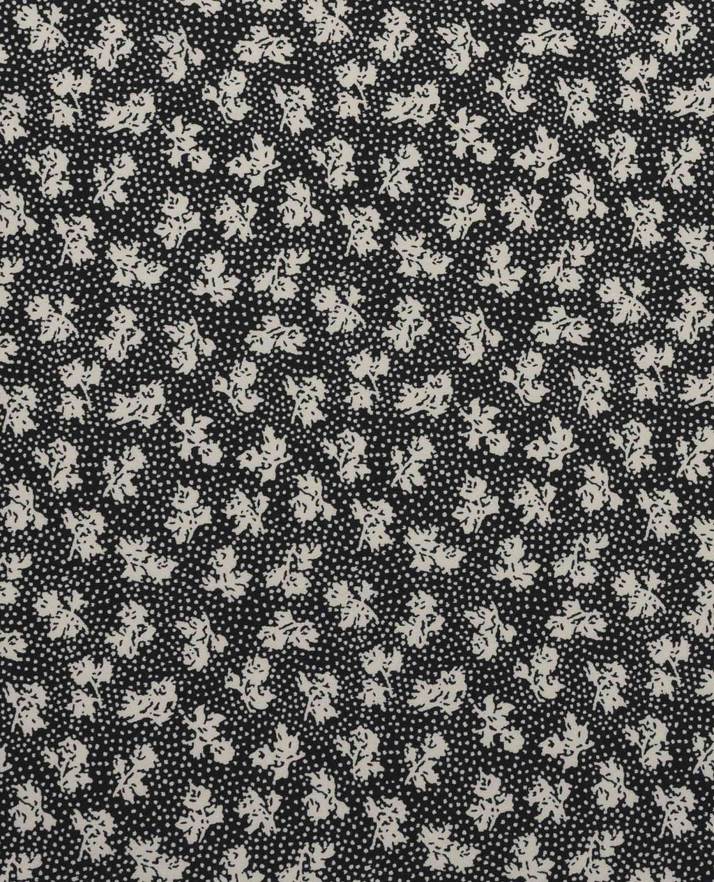 Button Back Tank - Black and Salt Print