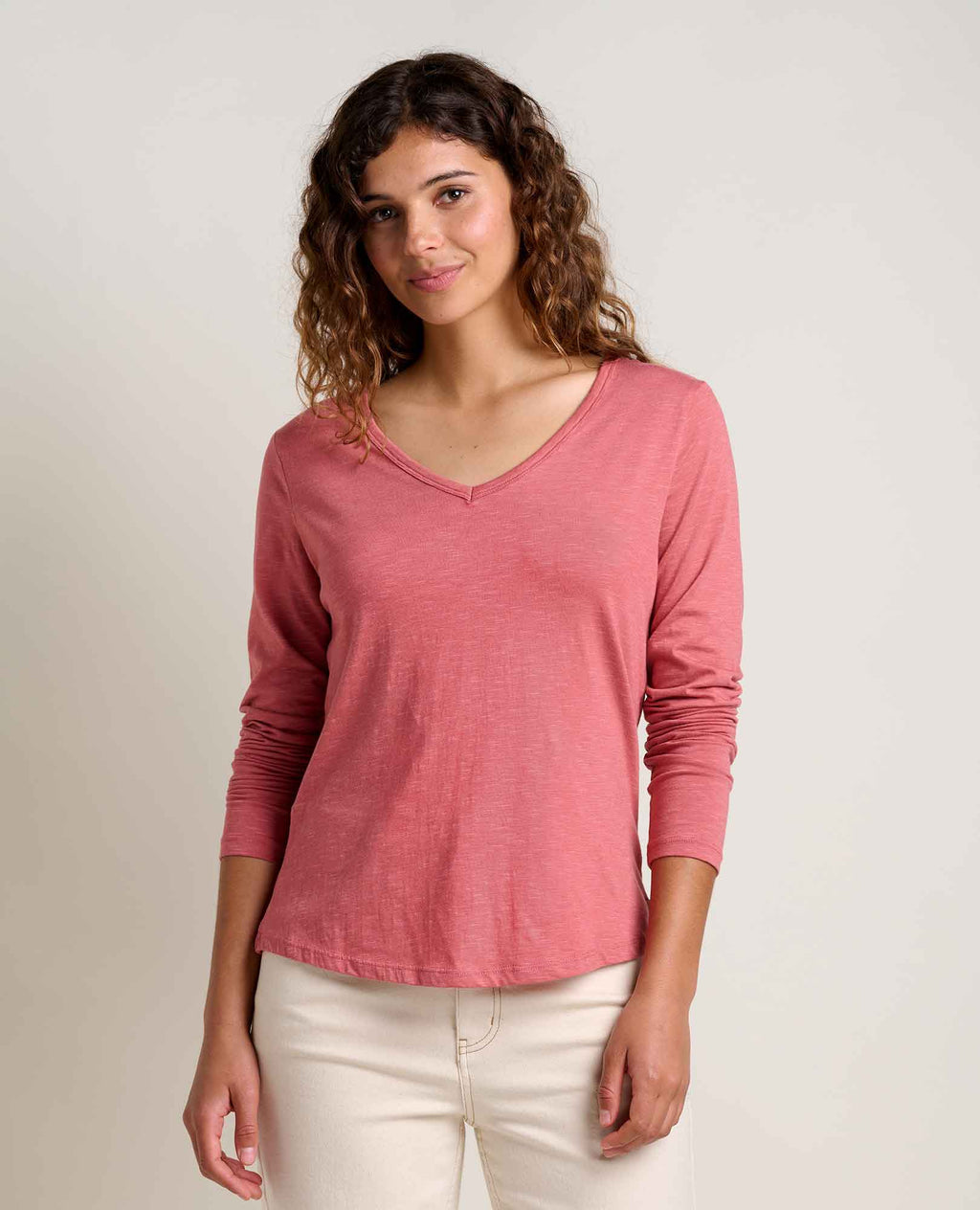 Long Sleeve Tee - Dusty Cedar