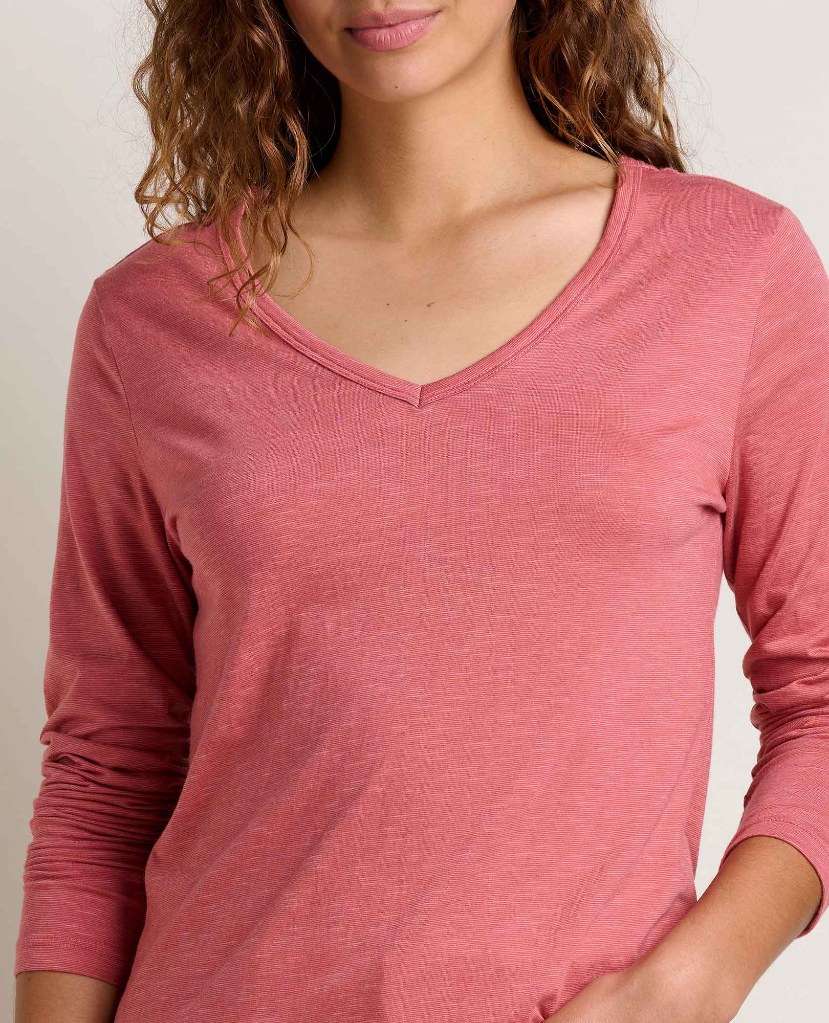 Long Sleeve Tee - Dusty Cedar