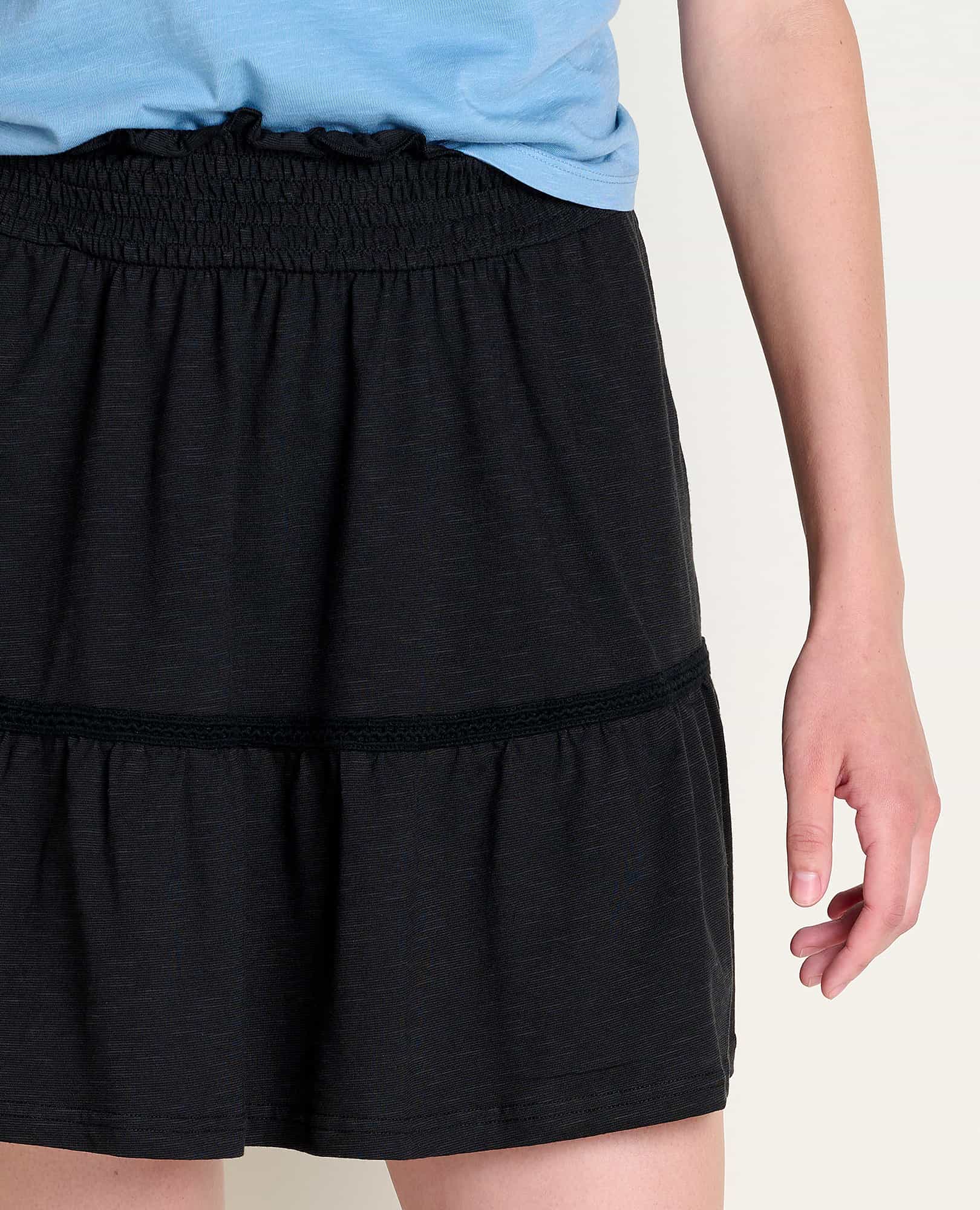 Ruffle Skirt - Black