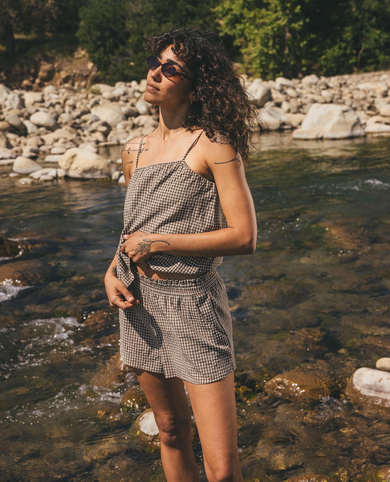 Pull-On Short - Almond Pattern