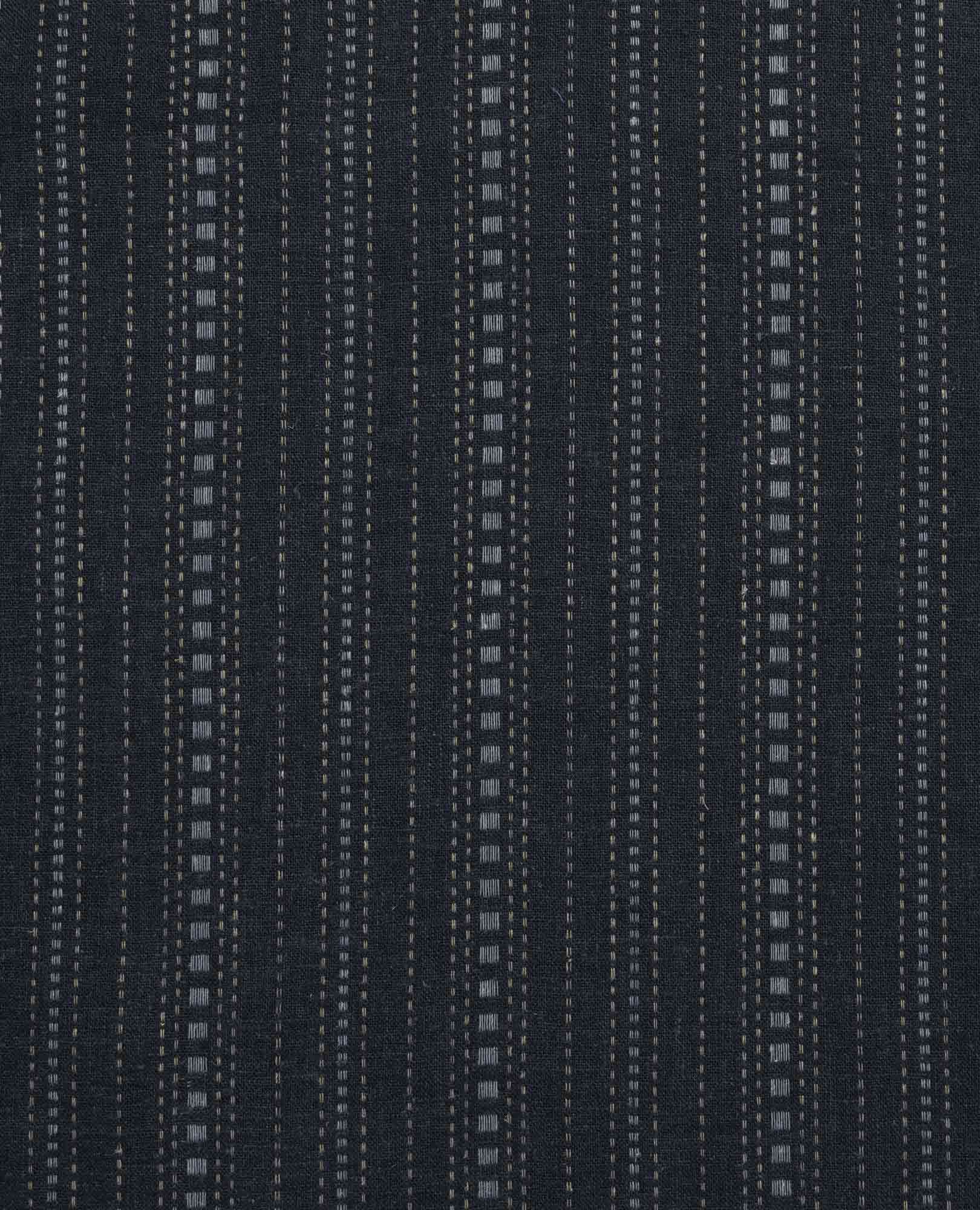 Hemp Pull-On Short - Midnight Dobby